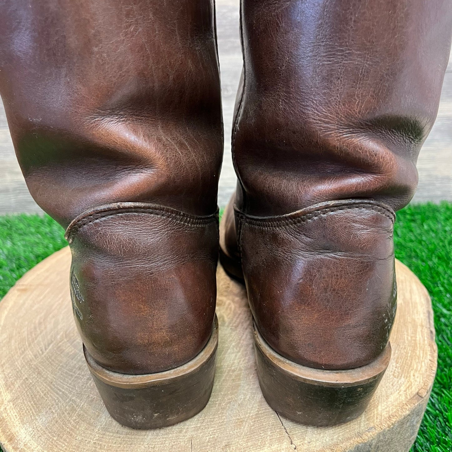 Georgia Boot Men - Size 10.5W - Brown Pull On Cowboy Boots Style G5744