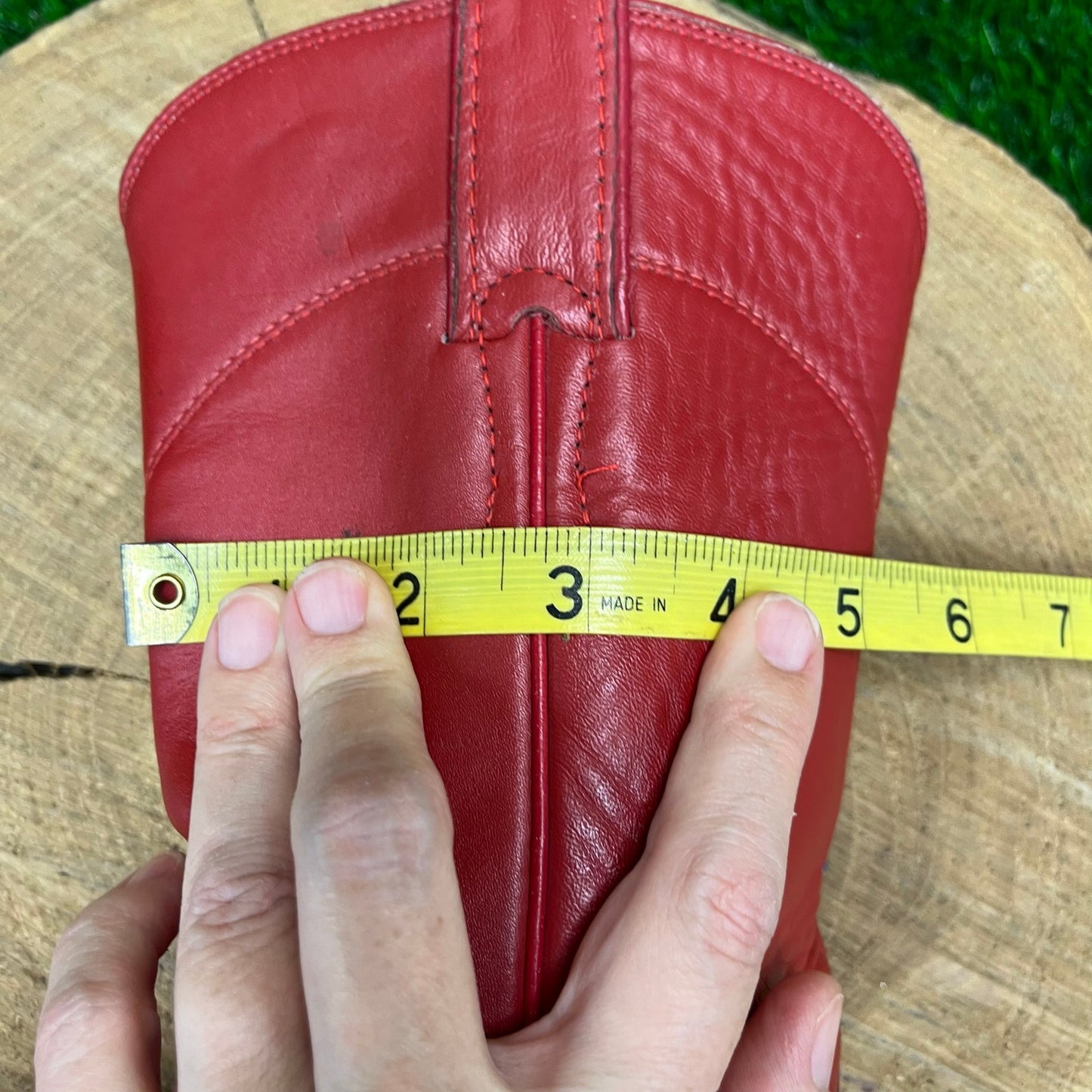 Justin Women - Size 5B - Vintage Red Ropers Cowboy Boots Style L3055