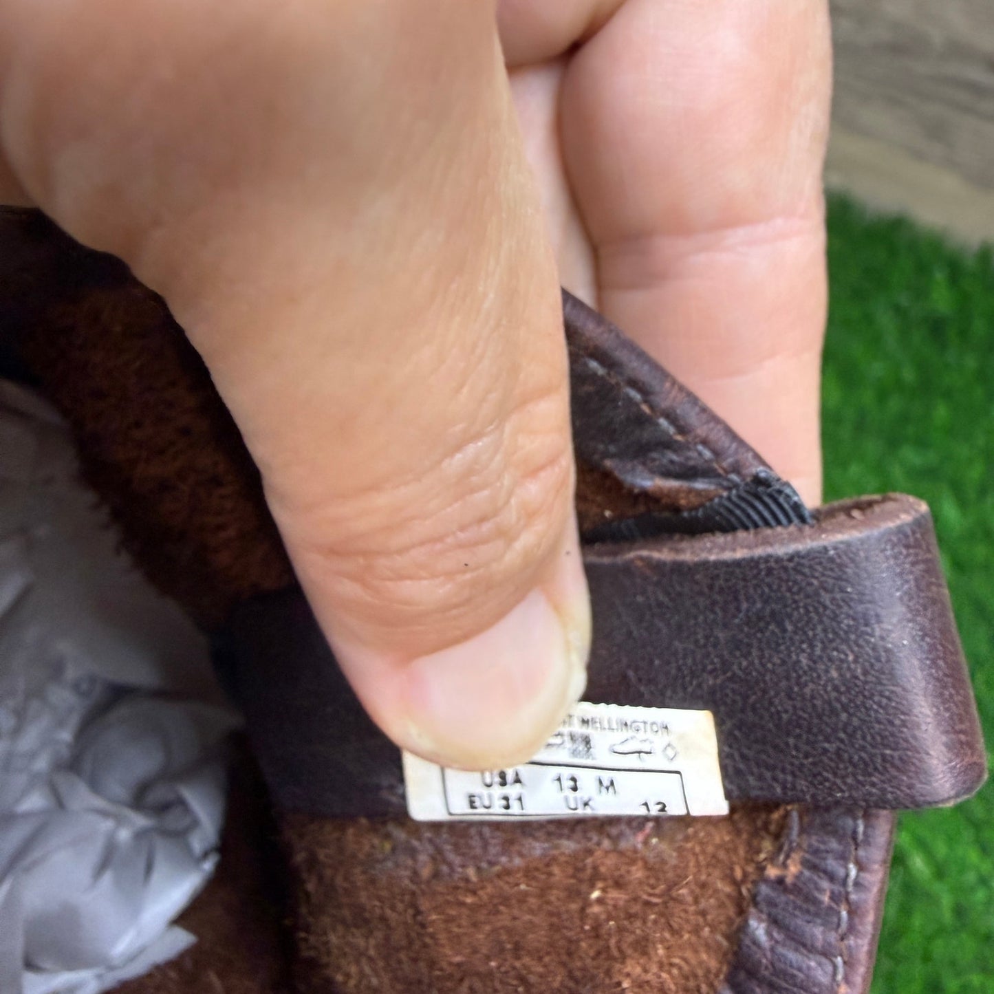 Georgia Giant Youth - Size 13 - Dark Brown Boots