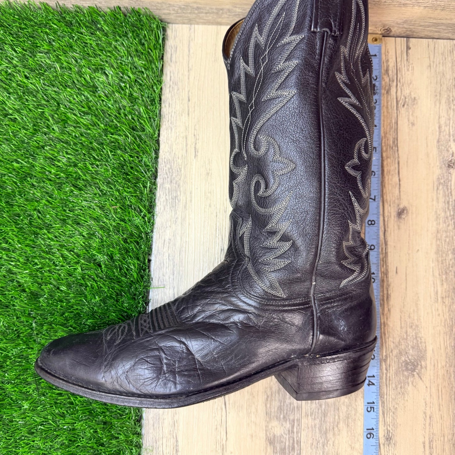 Dan Post Men - Size 10.5D - Black Western Cowboy Boots 341009