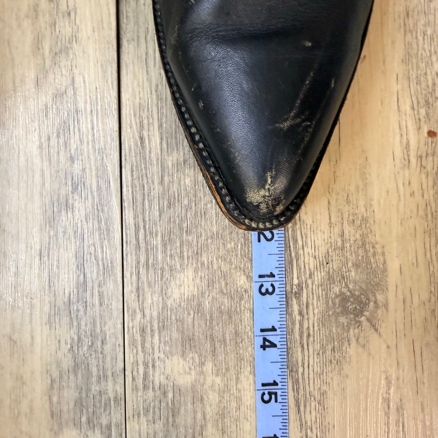 La Riga Men - Size 8 - Black Eagle Harness Cowboy Boots 105