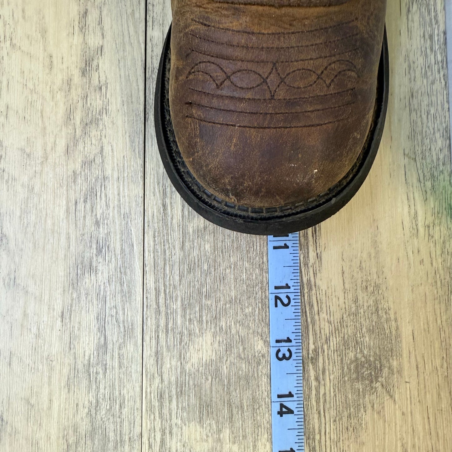 Justin Women - Size 9B - Brown / Pink Two Tone Round Toe Cowboy Boots L9924