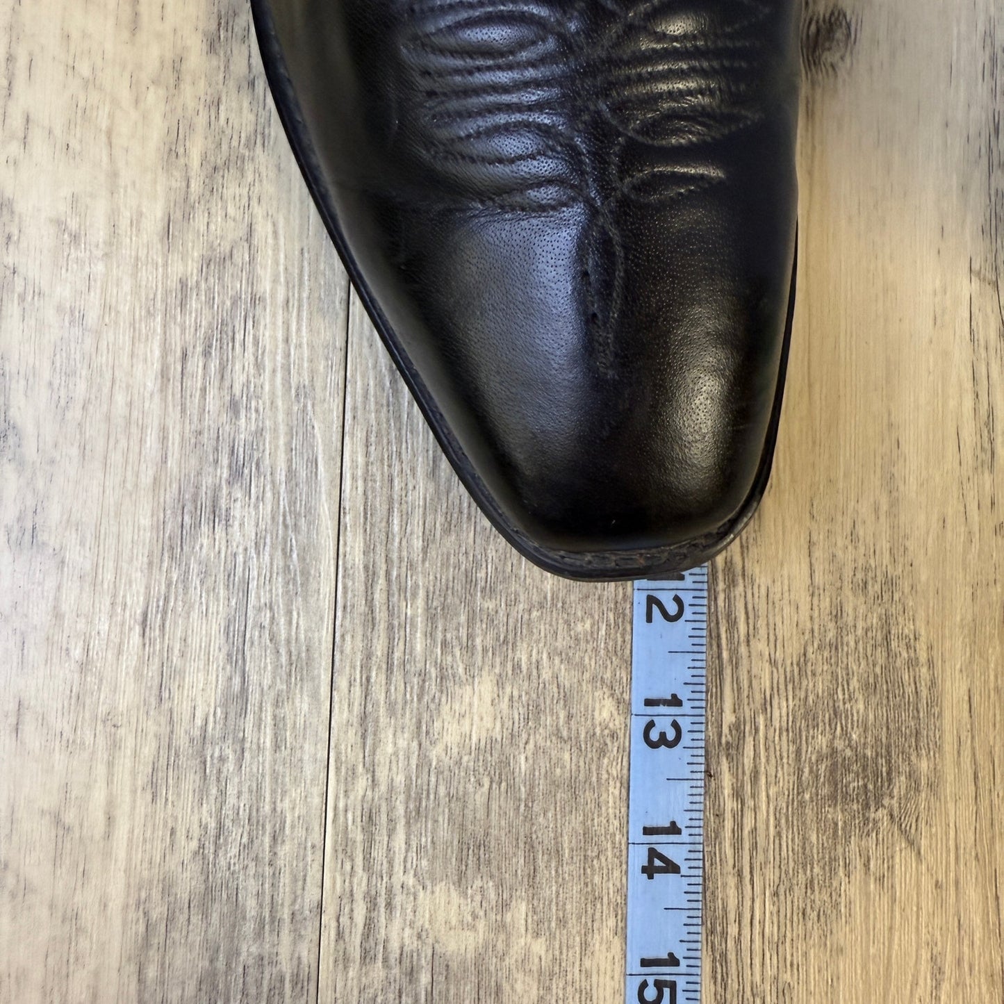 Laredo Men - Size 11D - Black Ankle Zipper Square Toe Boots Style 5720