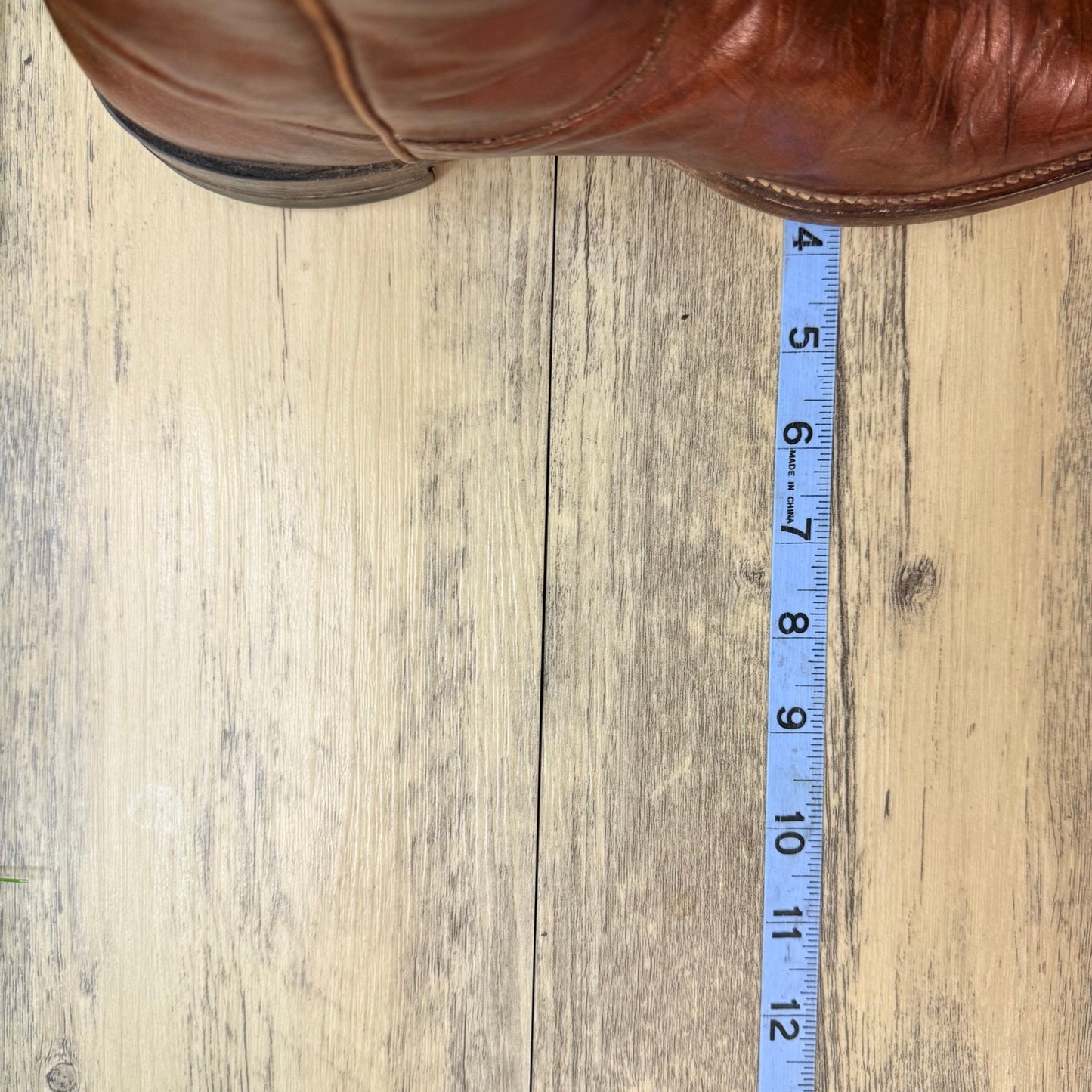 Justin Women - Size 8B - Vintage Marbled Brown Roper Western Cowboy Boots L3163