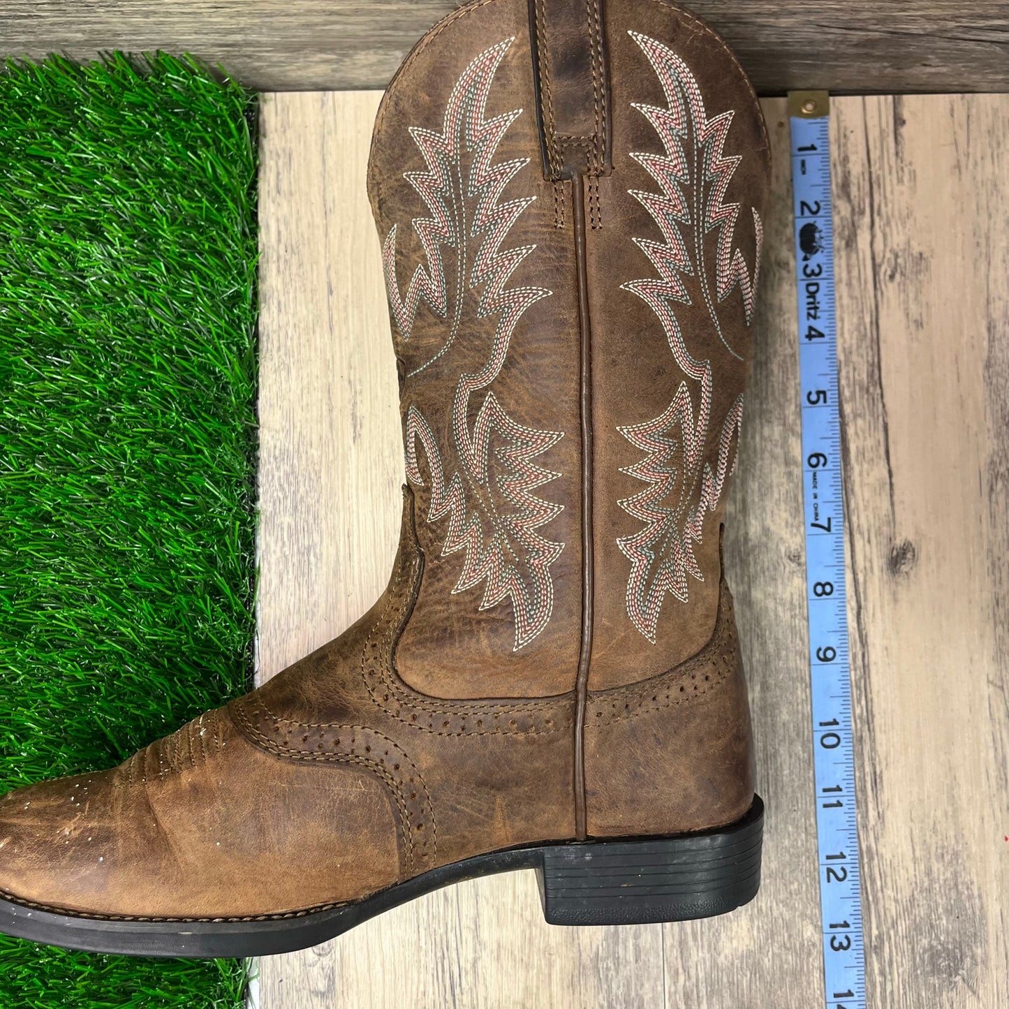 Ariat Women - Size 7B - Brown/Pink Cowboy Boots Style 10001605