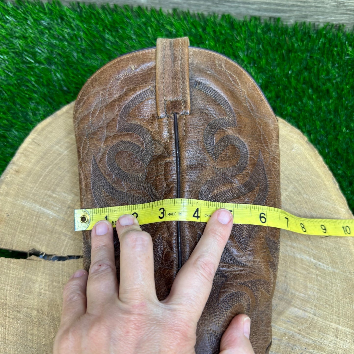Dan Post Men - Size 8R - Tan Cowboy Boots Style DP2209