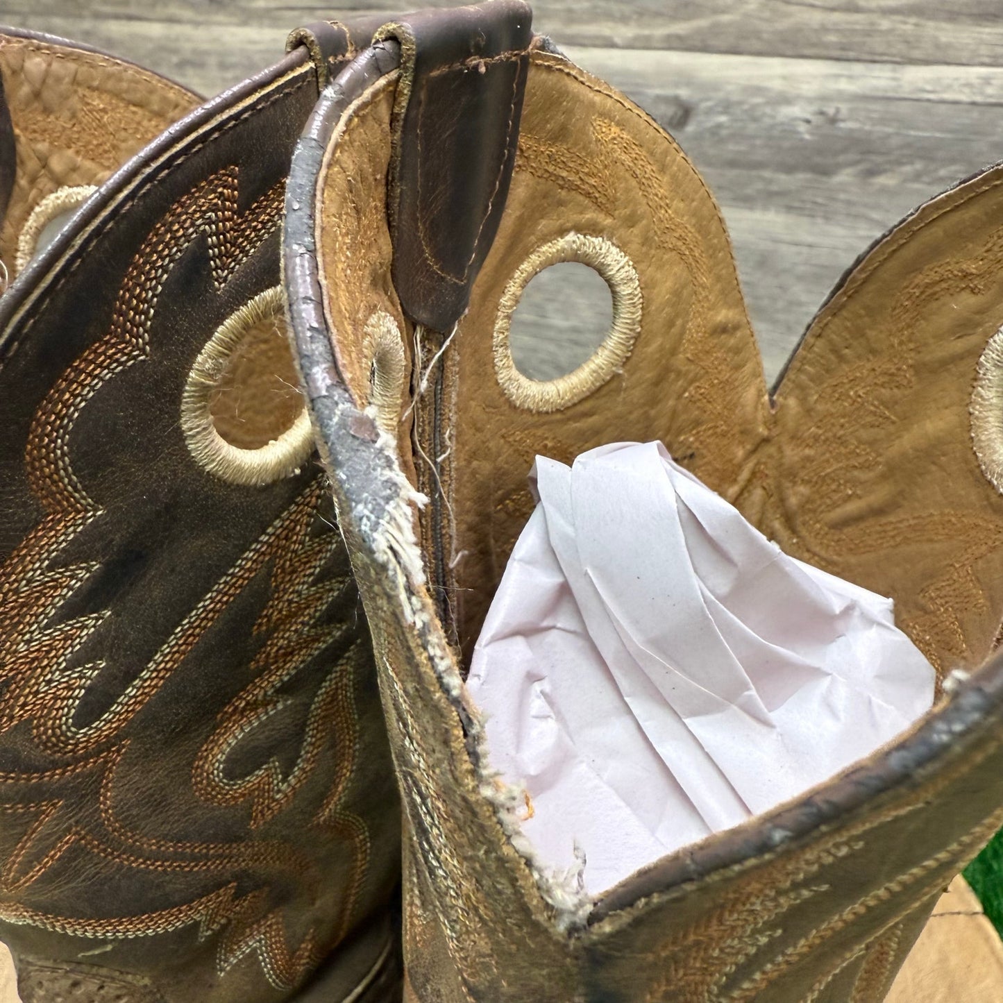 Ariat Women - Size 7.5B - Brown Heritage Cowboy Boots Style 10001594