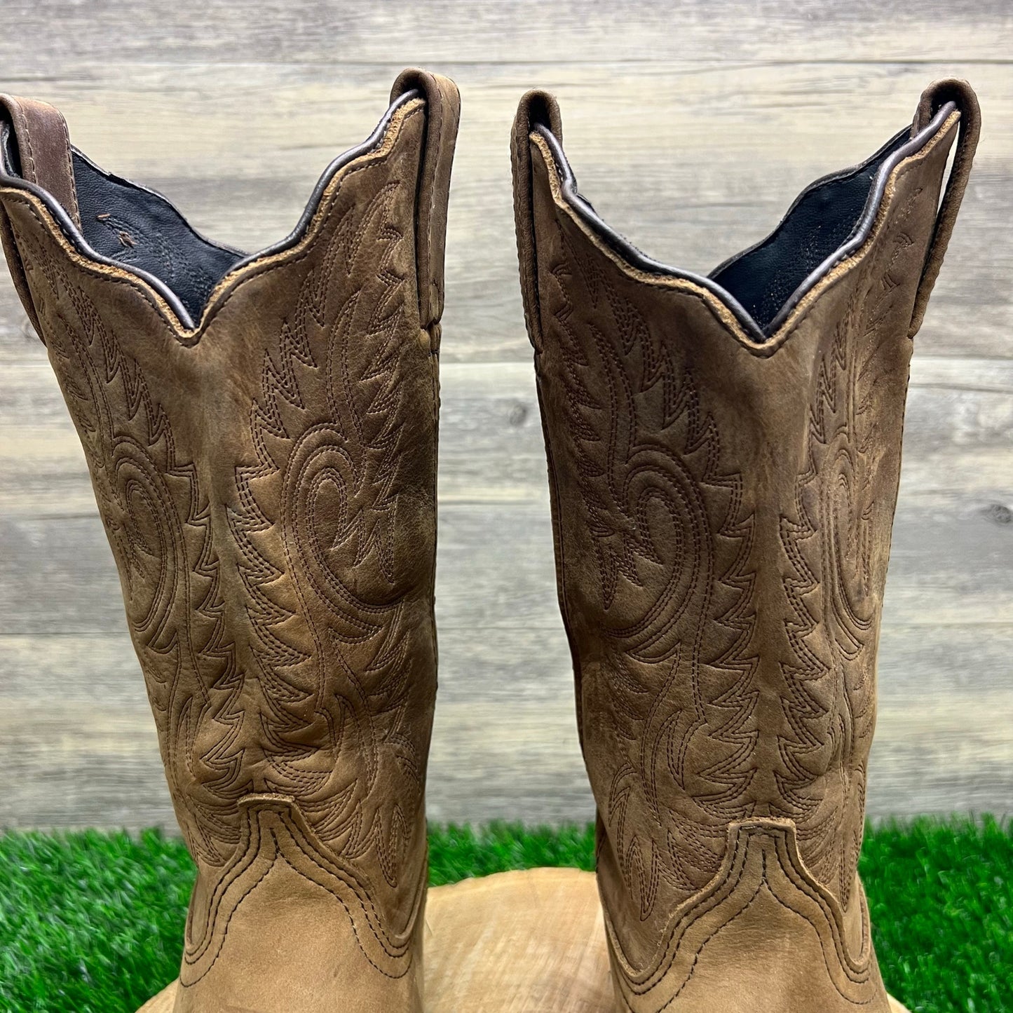 Masterson Women - Size 7M - Brown Snip Toe Cowboy Boots RB3432
