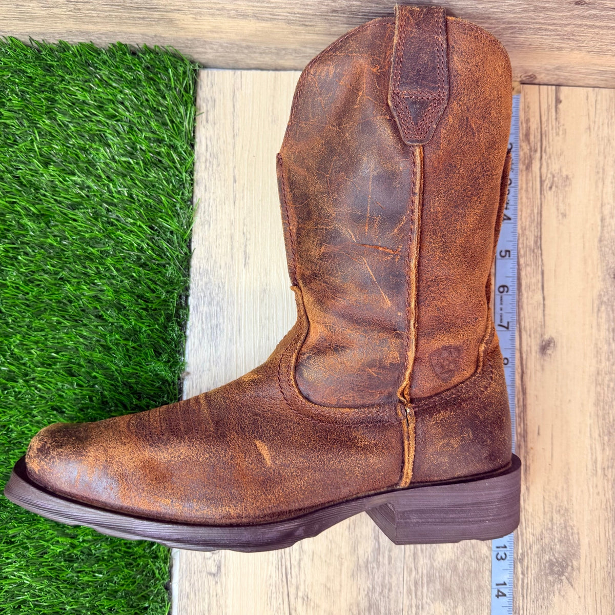 Ariat Men - Size 8D - Brown Urban Ramblers Square Toe Cowboy Boors 10006715