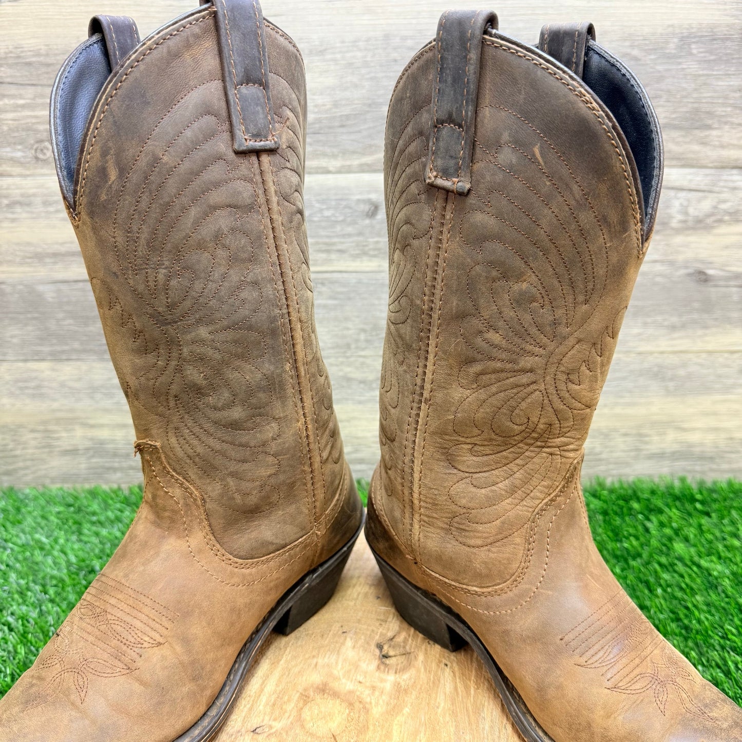 Masterson Women - Size 5M - Brown Cowboy Boots RB7440