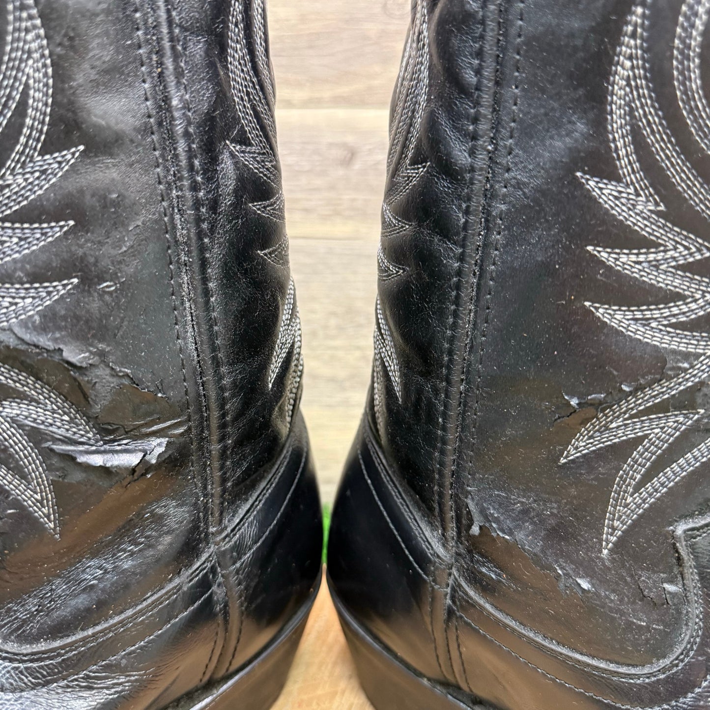 Unknown Men - Size 8.5EW - Black Cowboy Boots Style 4210
