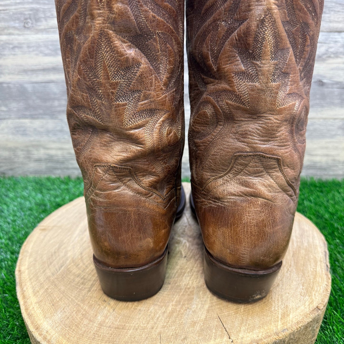 Dan Post Men - Size 8R - Tan Cowboy Boots Style DP2209