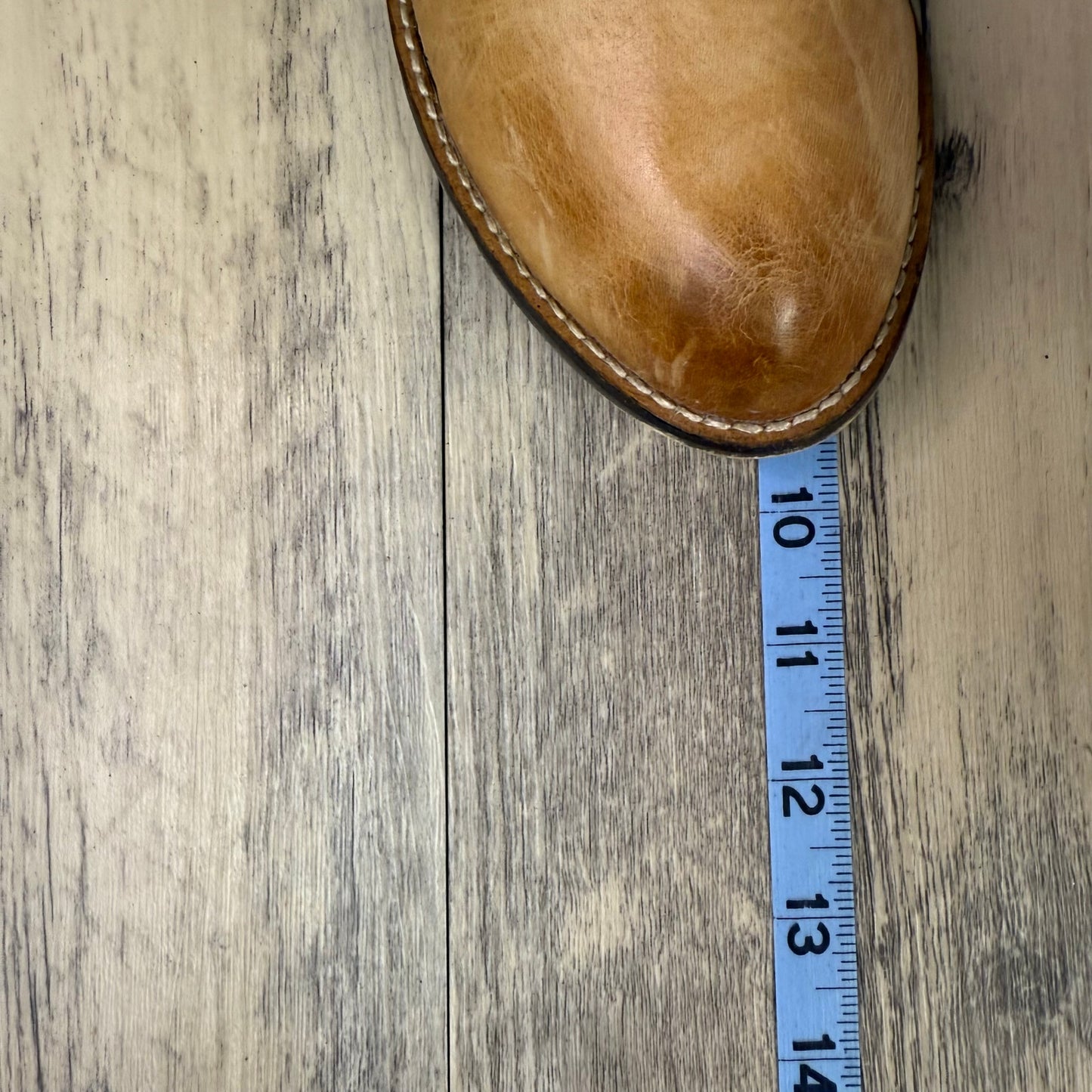 Aldo Women - Size 8 - Distressed Tan Slouch Soft Faux Leather Boots