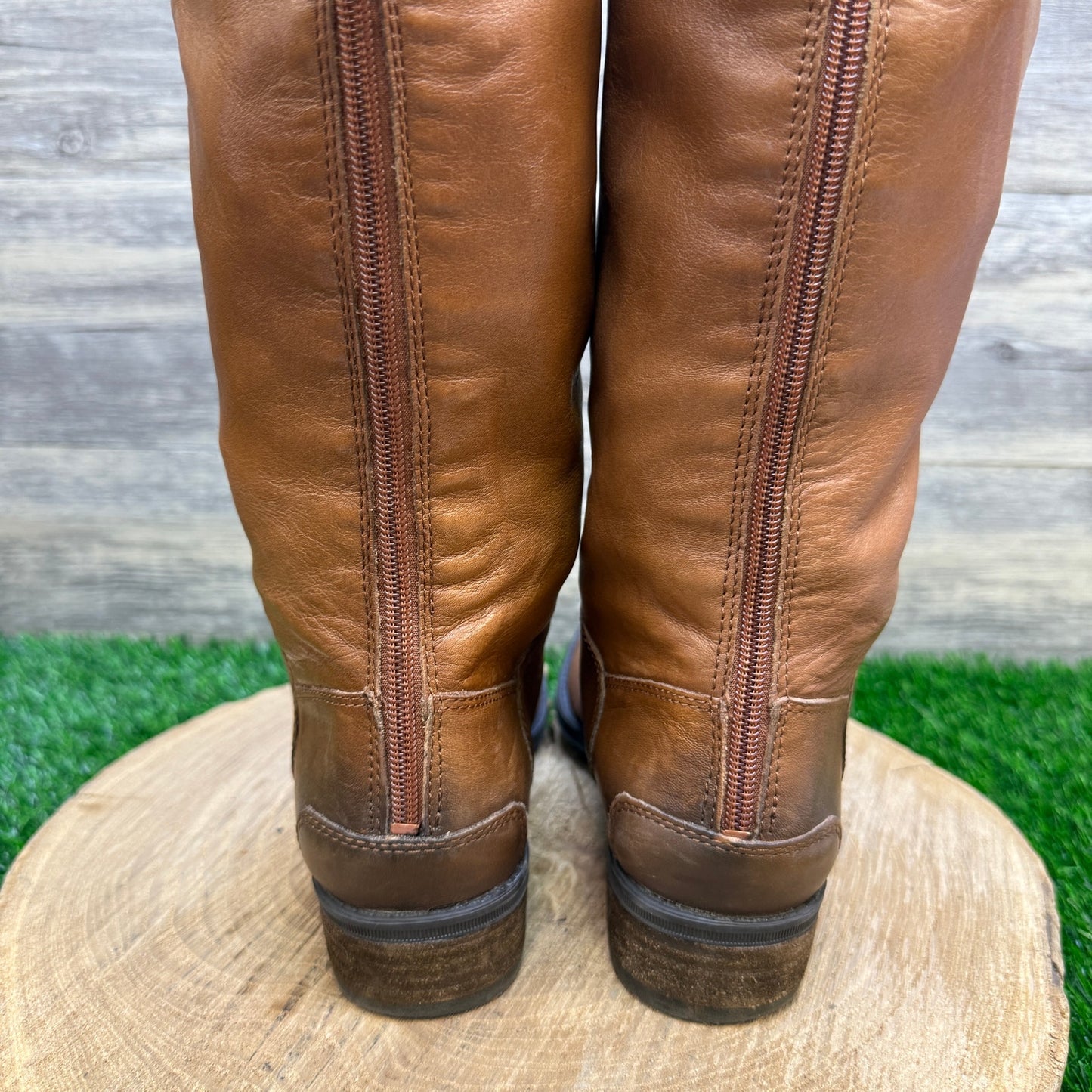 Sam Edelman Women - Size 6.5M - Tan Tall Riding Boots Style Penny