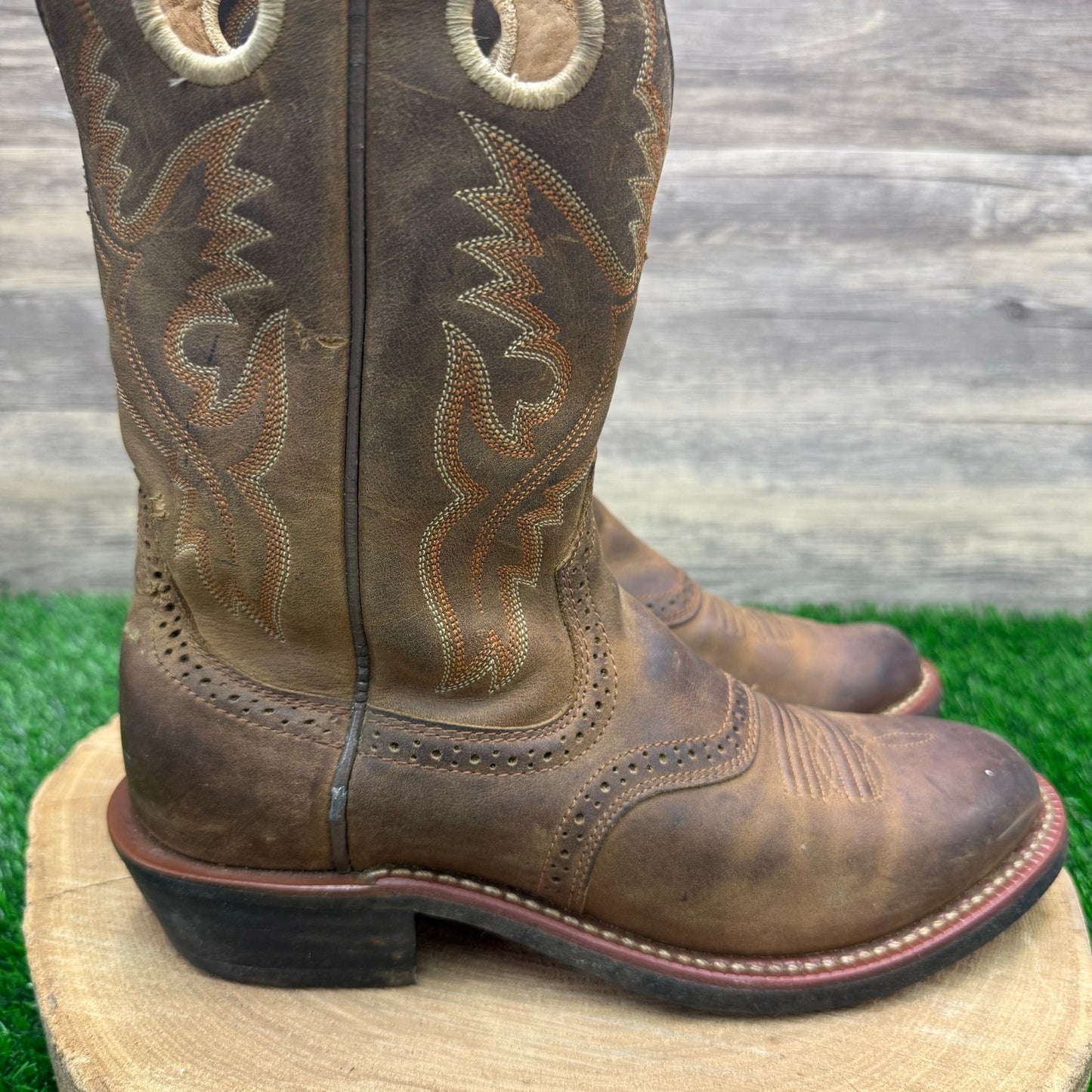 Ariat Women - Size 7.5B - Brown Heritage Cowboy Boots Style 10001594