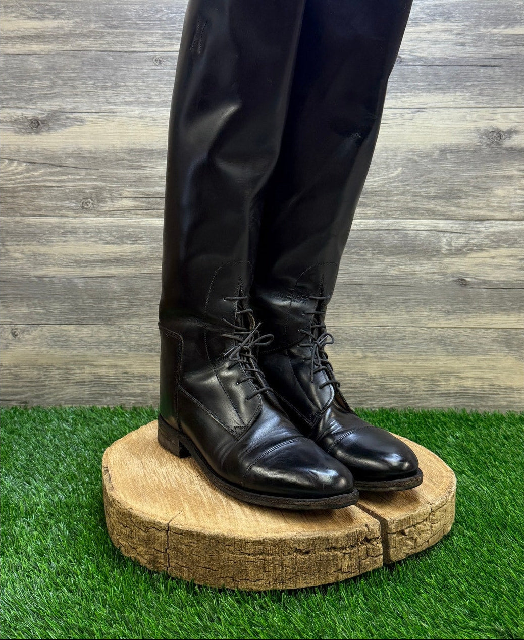 The Effingham Women - Size 8.5M - Black Riding Boots Style 200L