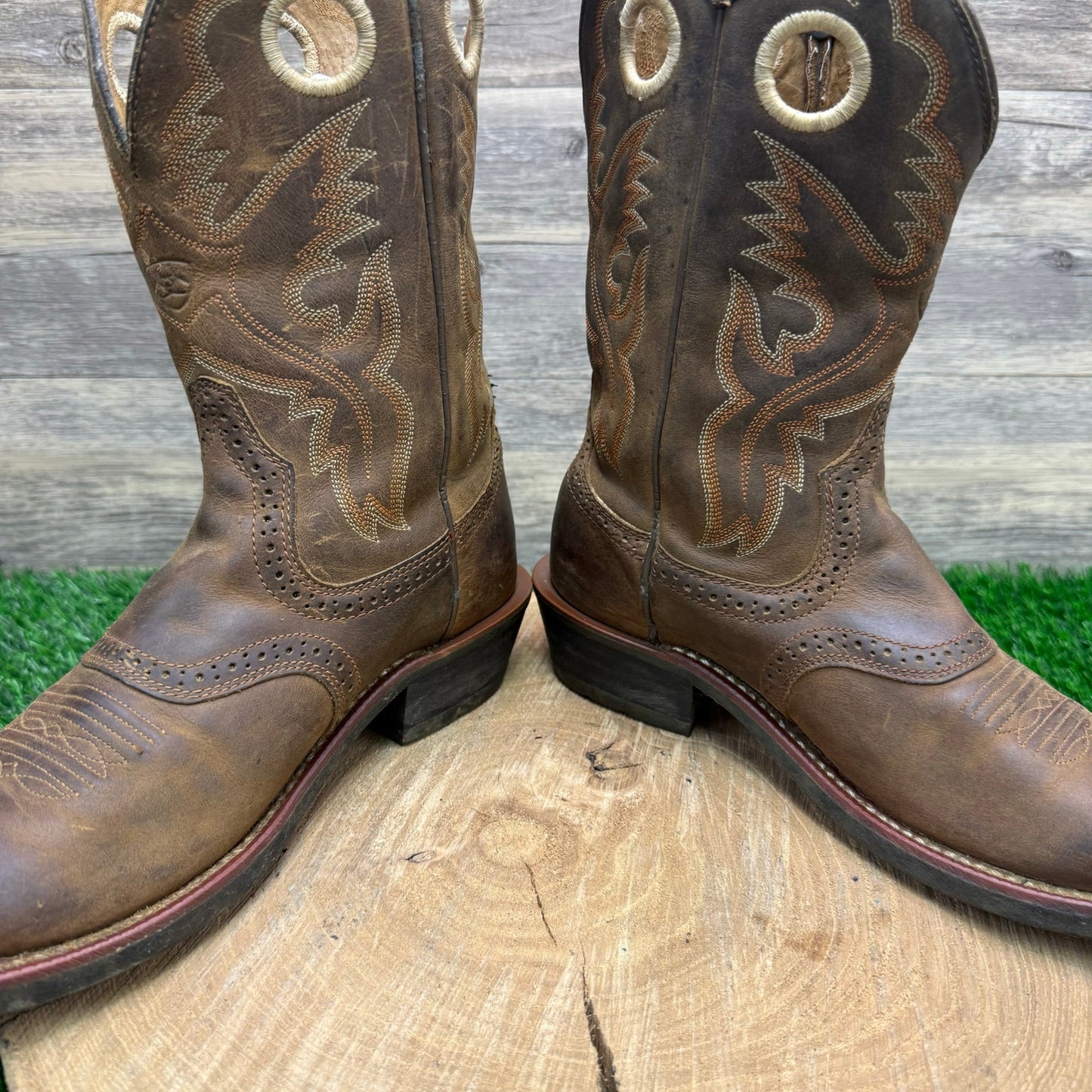 Ariat Women - Size 7.5B - Brown Heritage Cowboy Boots Style 10001594
