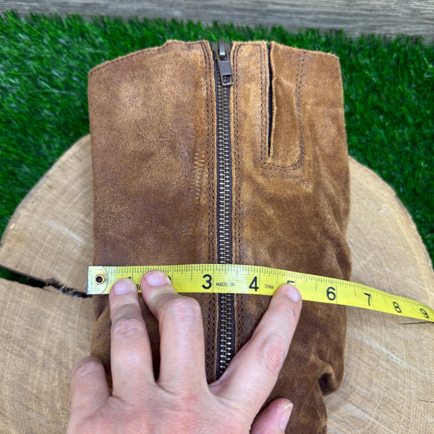 Born Women - Size 9M - Brown Suede Slouch Tall Boots Style CQG17