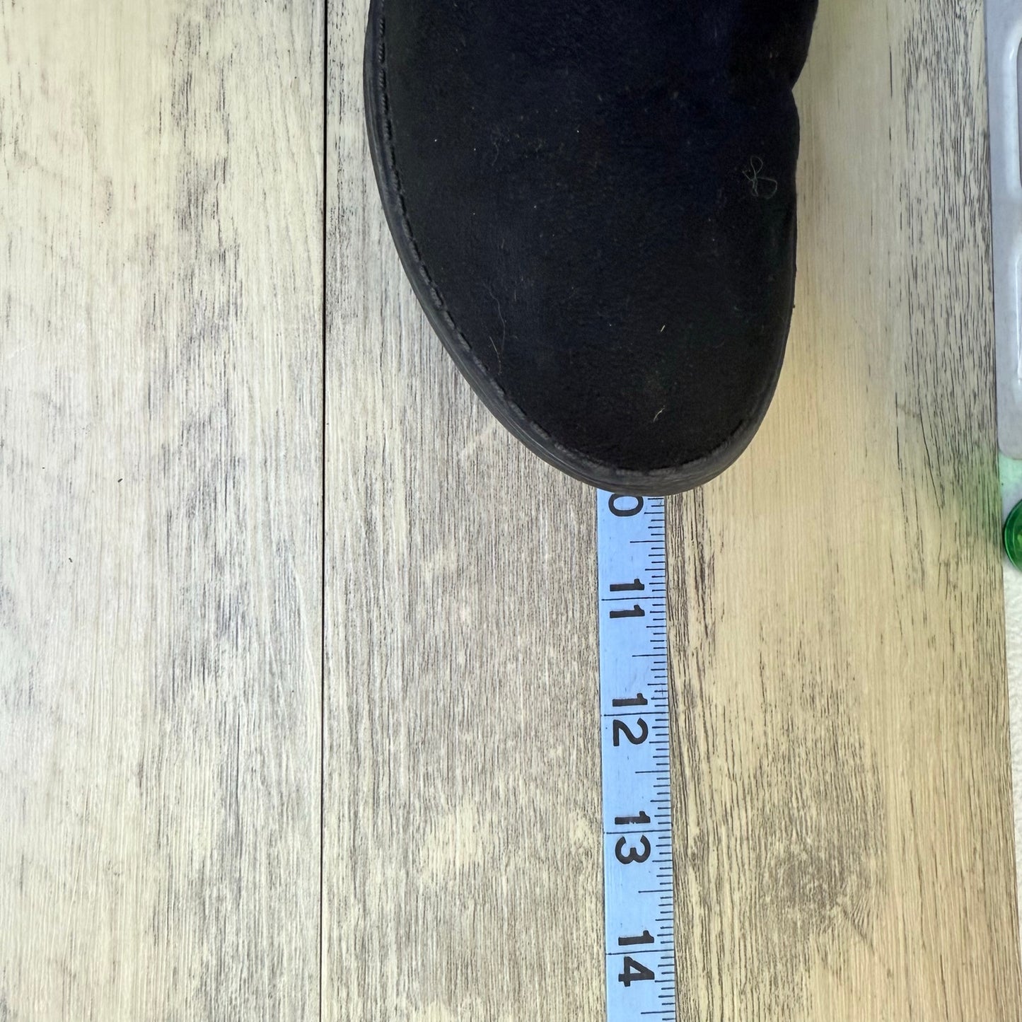 Trend Report Women - Size 8 - Black Faux Suede Ankle Boots 4895