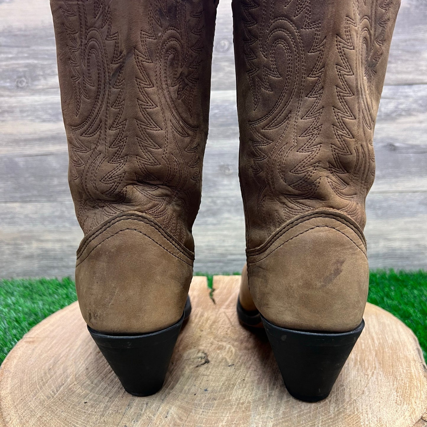 Masterson Women - Size 7M - Brown Snip Toe Cowboy Boots RB3432