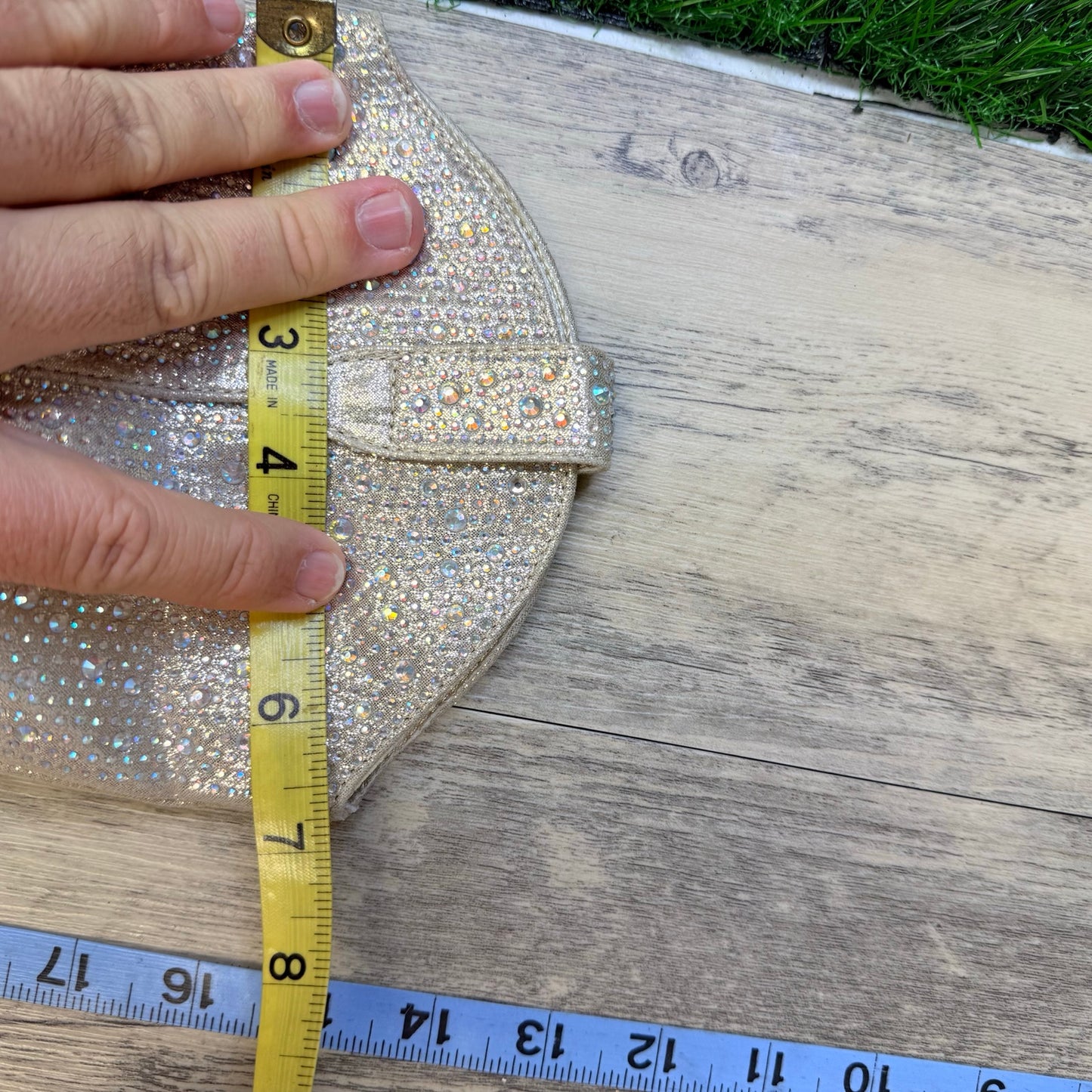 Sheln Women - Size 7.5 - Glittering Sparkle Zipper Boots