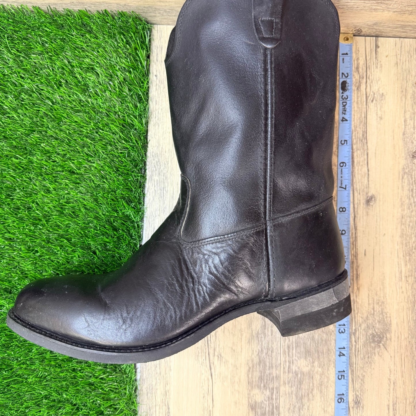 Unknown Men - Size 13EE - Black Roper Style Western Cowboy Boots