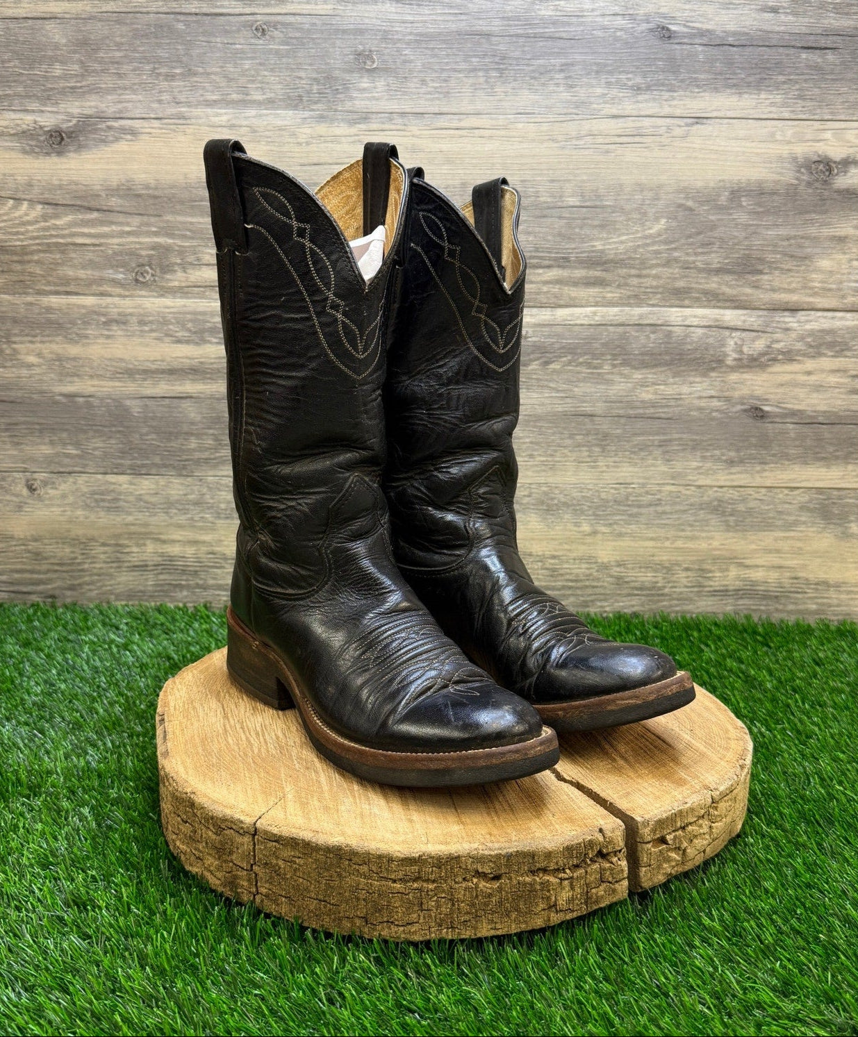 Nocona Women - Size 5.5B - Black Cowboy Boots Style 21960