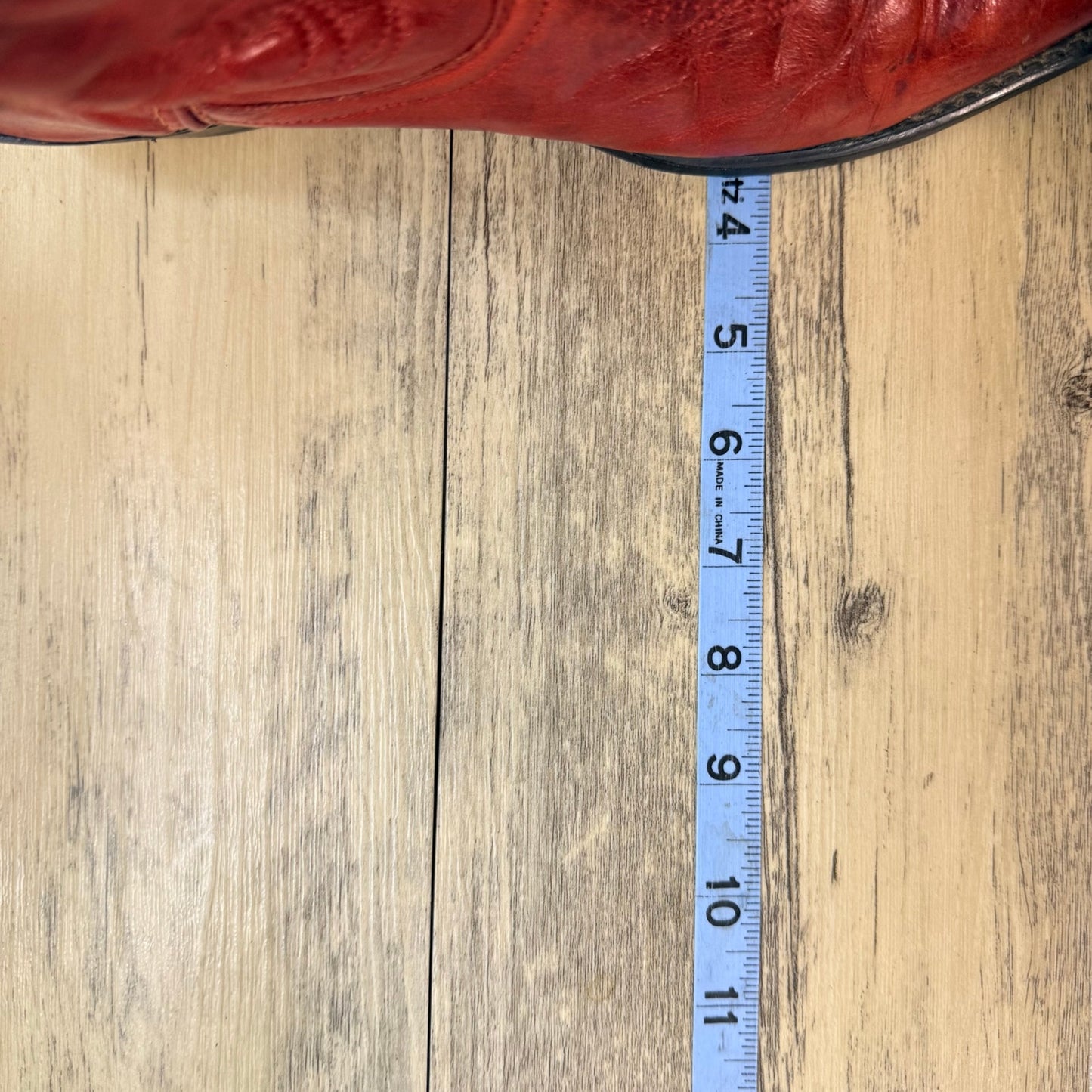 Justin Women - Size 8M - Red Western Cowboy Boots