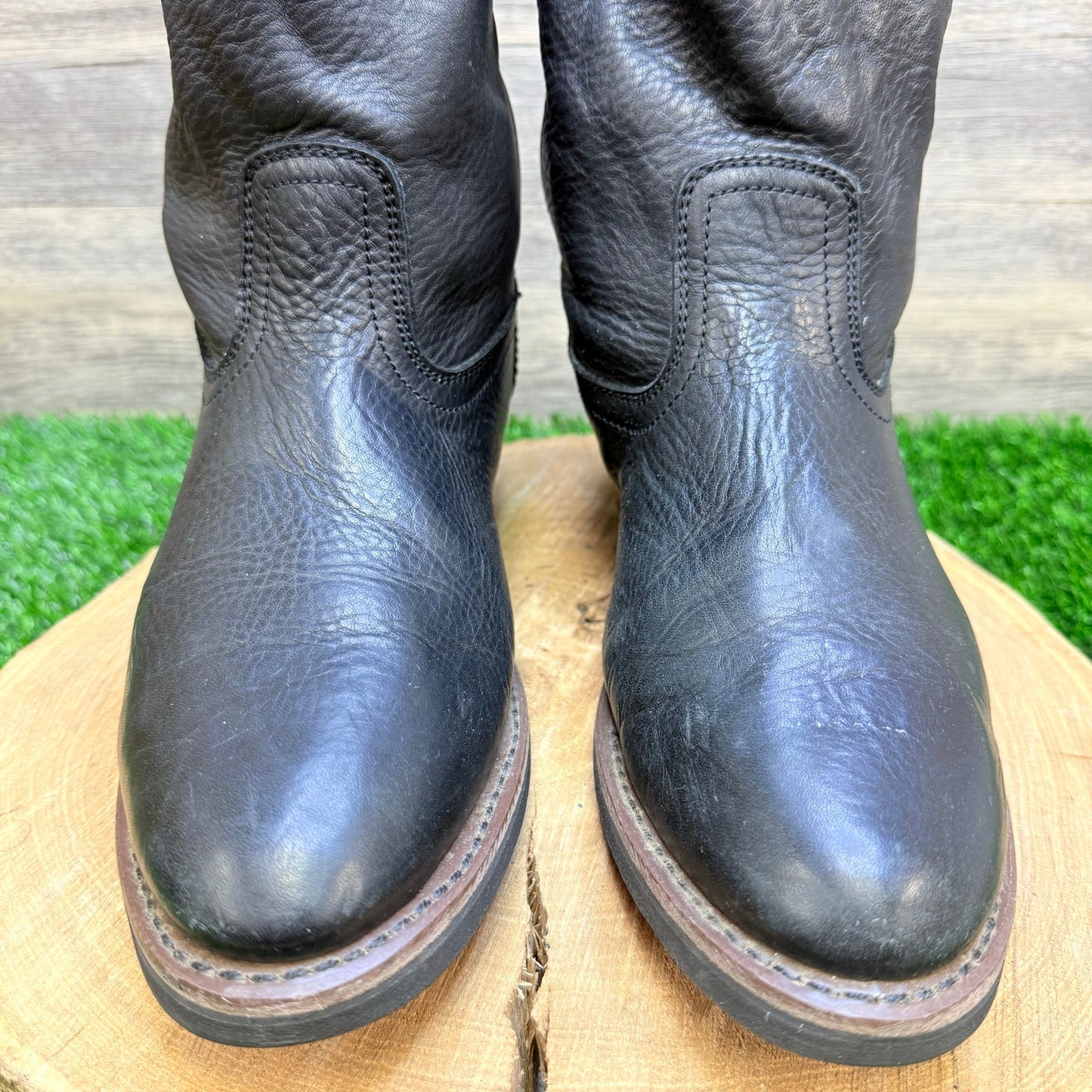 Xelement Men - Size 11 - Black Short Shaft Soft Leather Boots LU1465