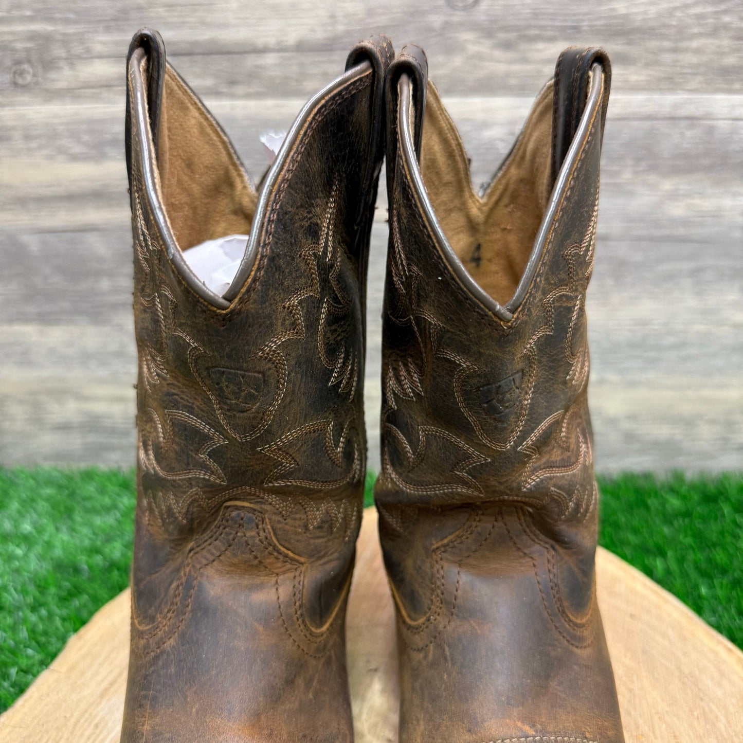 Ariat Youth - Size 4 - Brown Cowboy Boots Style 10001825