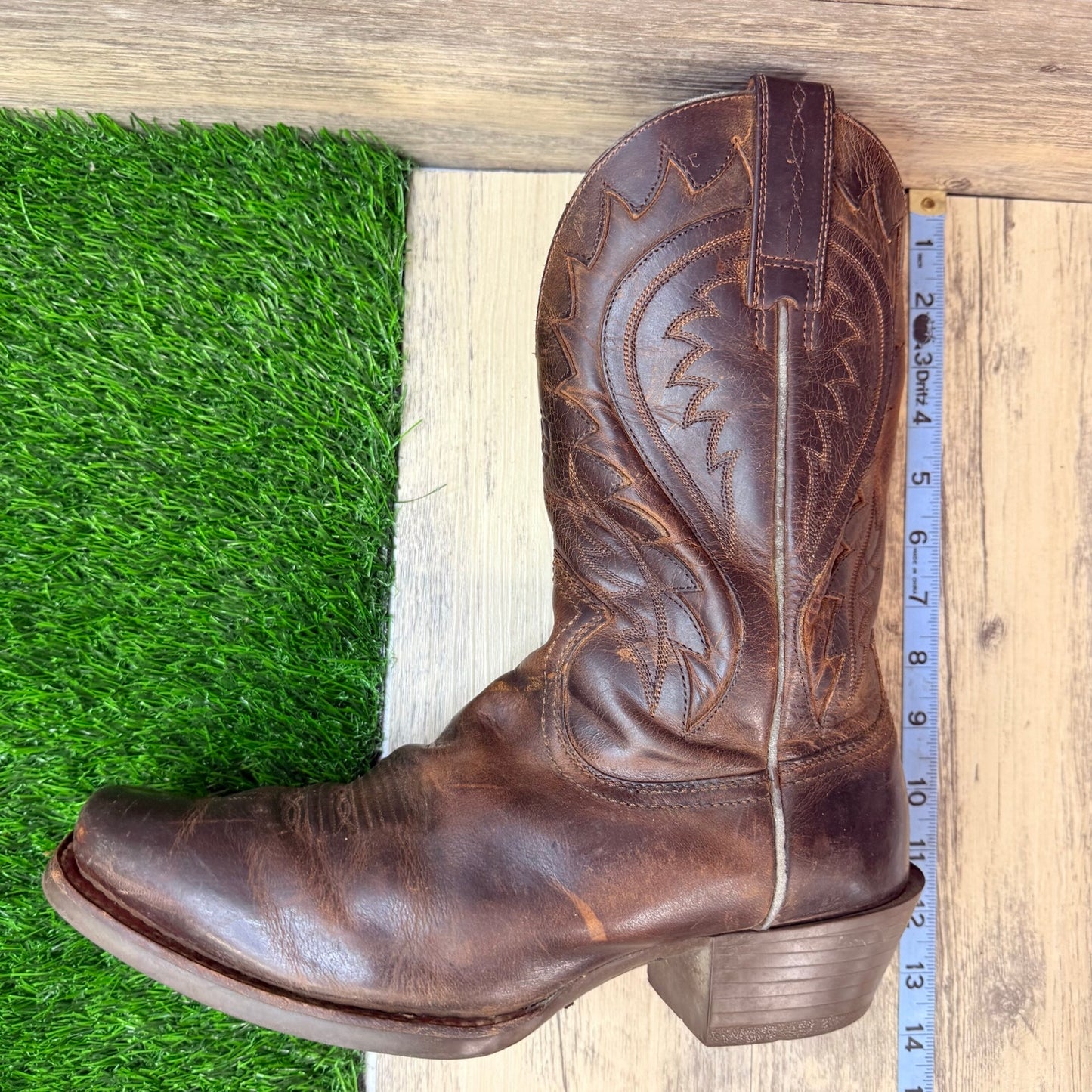 Ariat Men - Size 10EE - Brown Legend Phoenix Square Toe Cowboy Boors 10002310