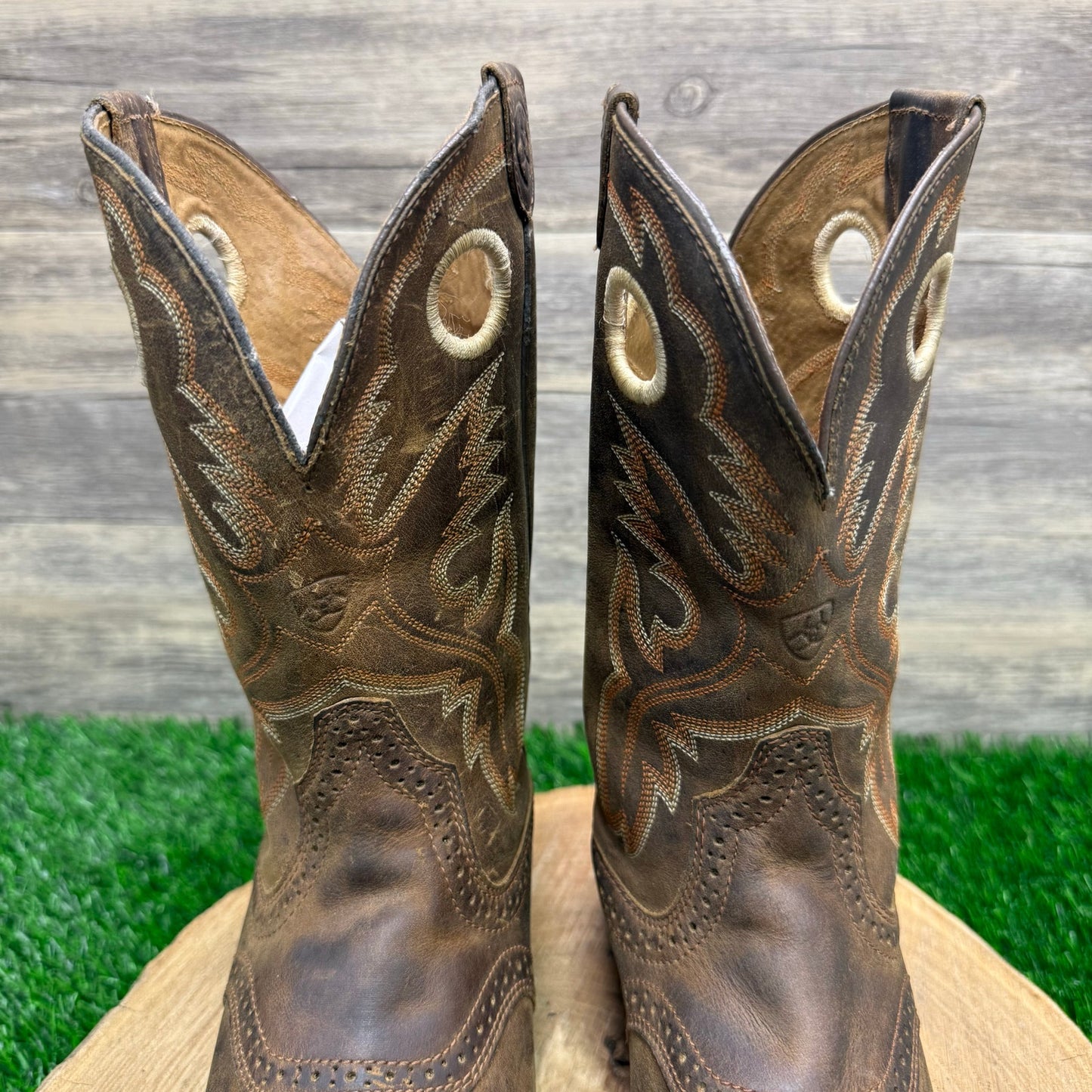 Ariat Women - Size 7.5B - Brown Heritage Cowboy Boots Style 10001594