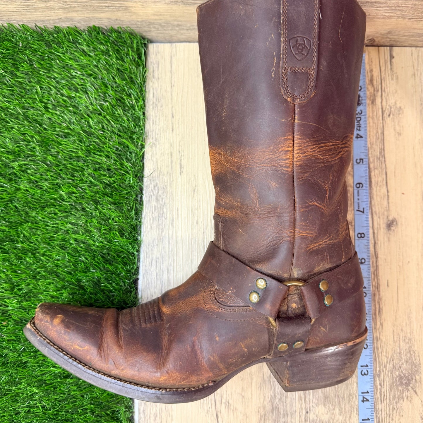 Ariat Women - Size 8.5B - Brown Harness Western Cowboy Boots 10010260