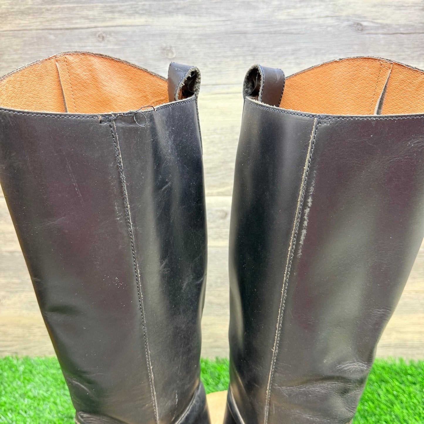 Nine West Women - Size 7M - Black Riding Boots Antonia