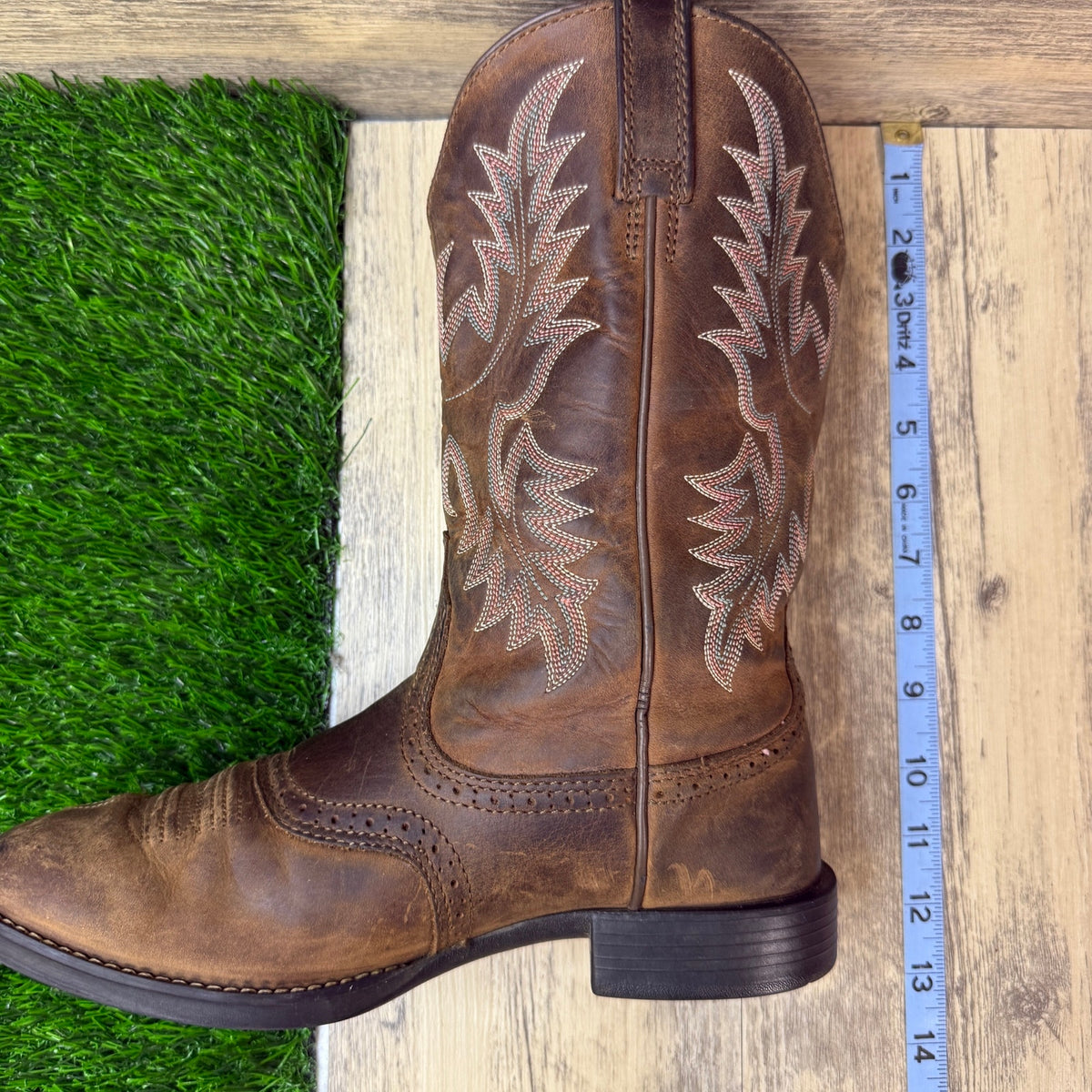 Ariat Women - Size 8.5B - Brown Stockman Cowboy Boots Style 10001605