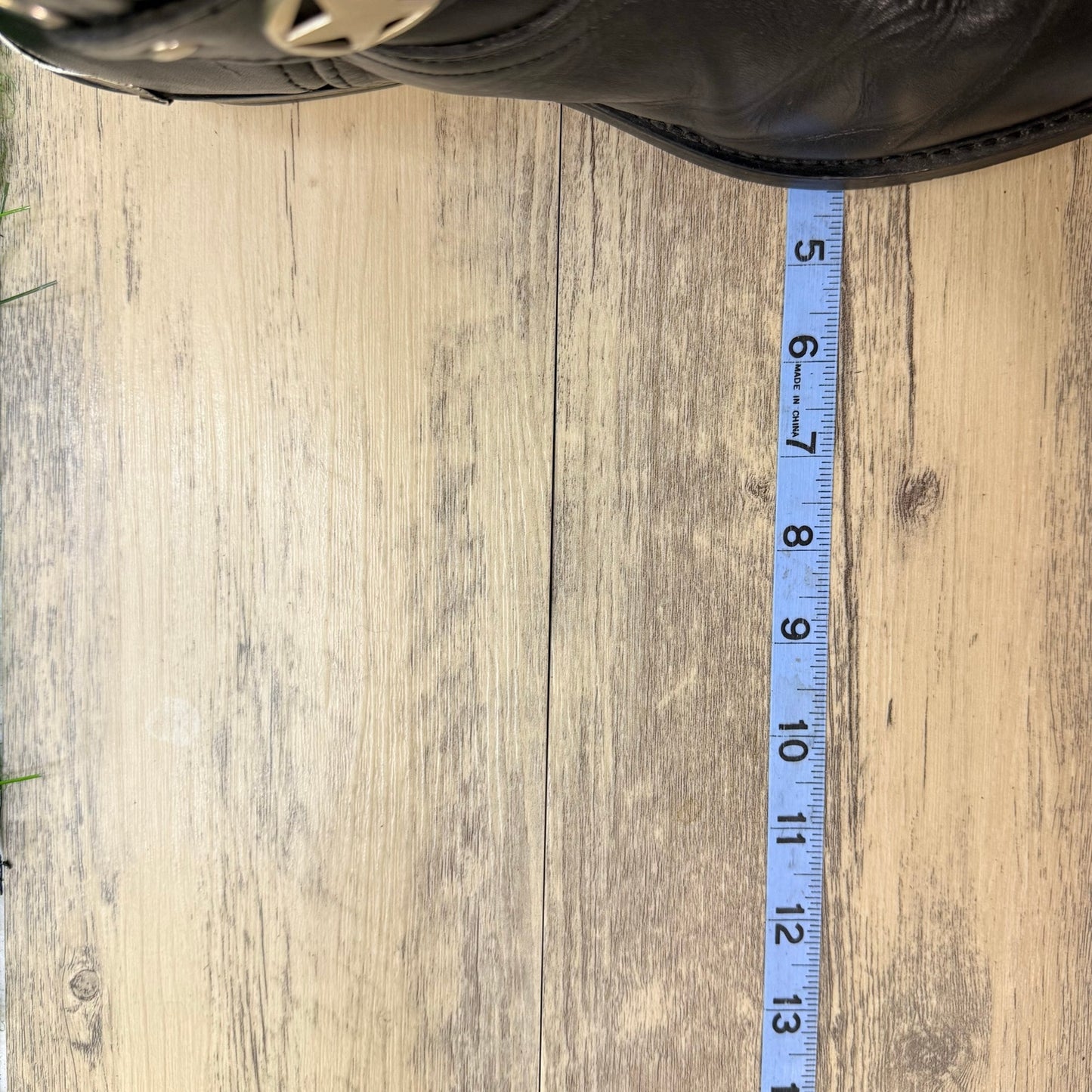 Masterson Men - Size 10.5EW - Black Harness Toe Plate Cowboy Boots RB919