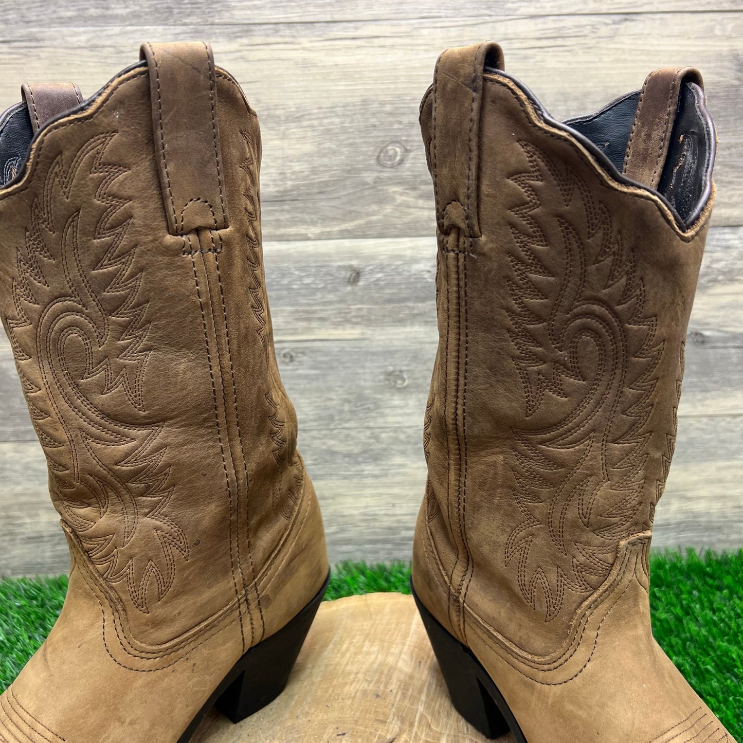 Masterson Women - Size 7M - Brown Snip Toe Cowboy Boots RB3432