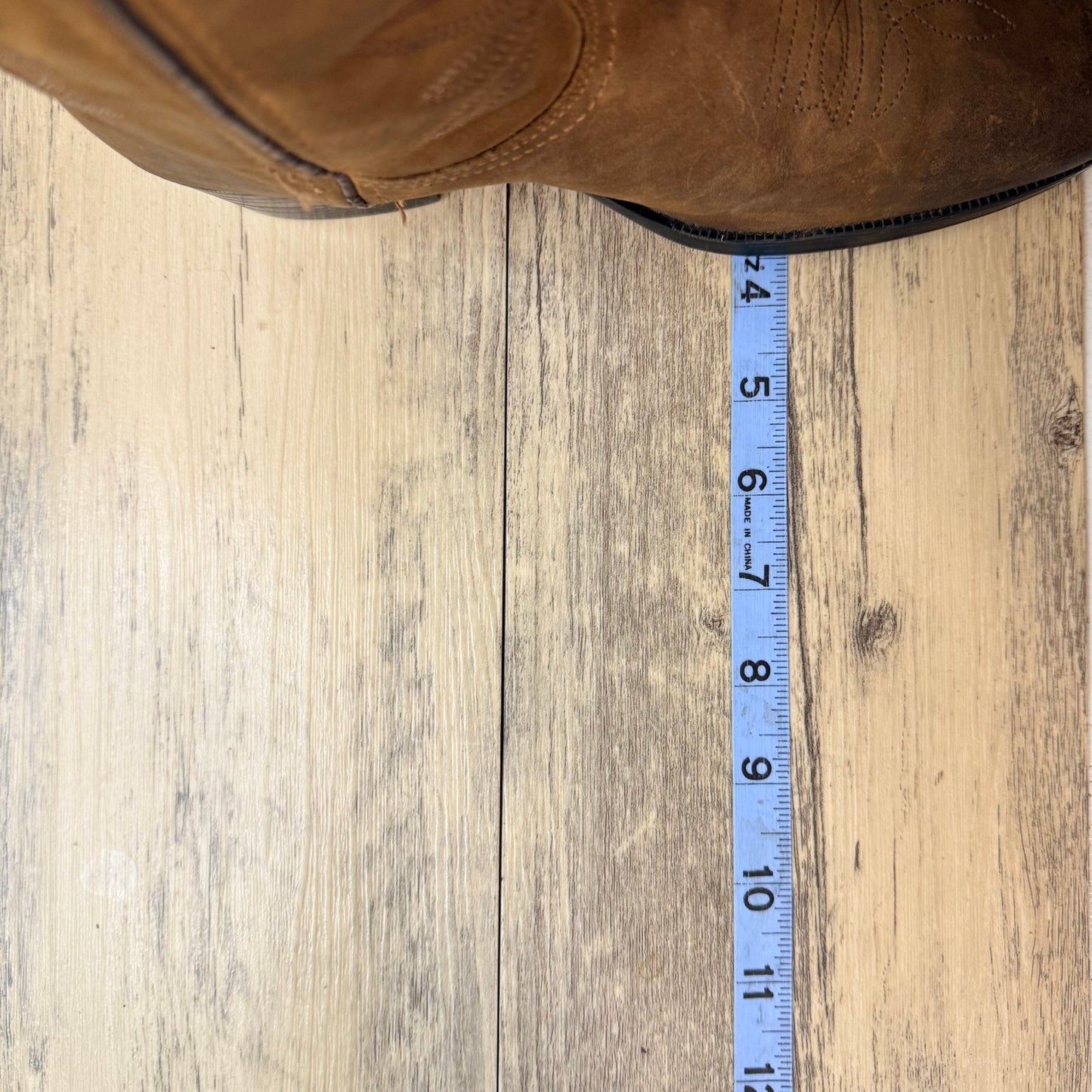 Unknown Youth - Size 5 - Brown Soft Leather Cowboy Boots Y1552