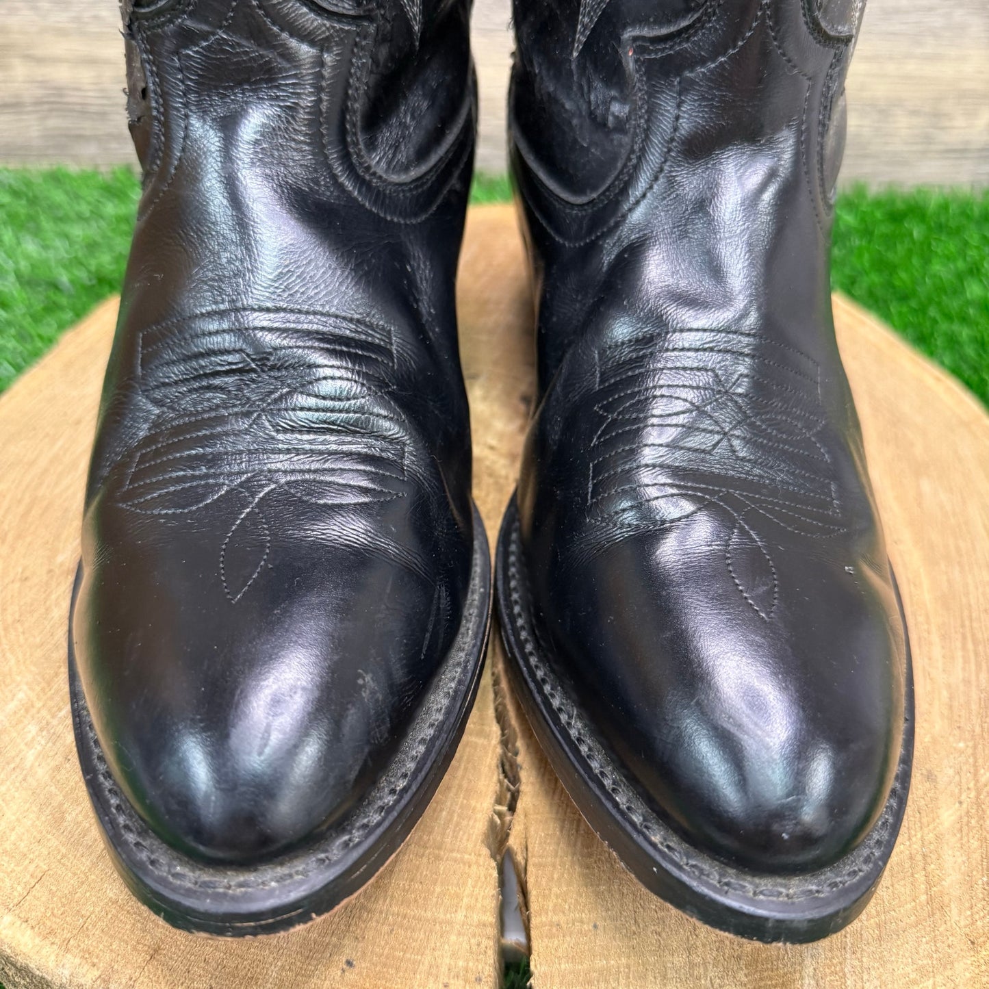 Unknown Men - Size 8.5EW - Black Cowboy Boots Style 4210