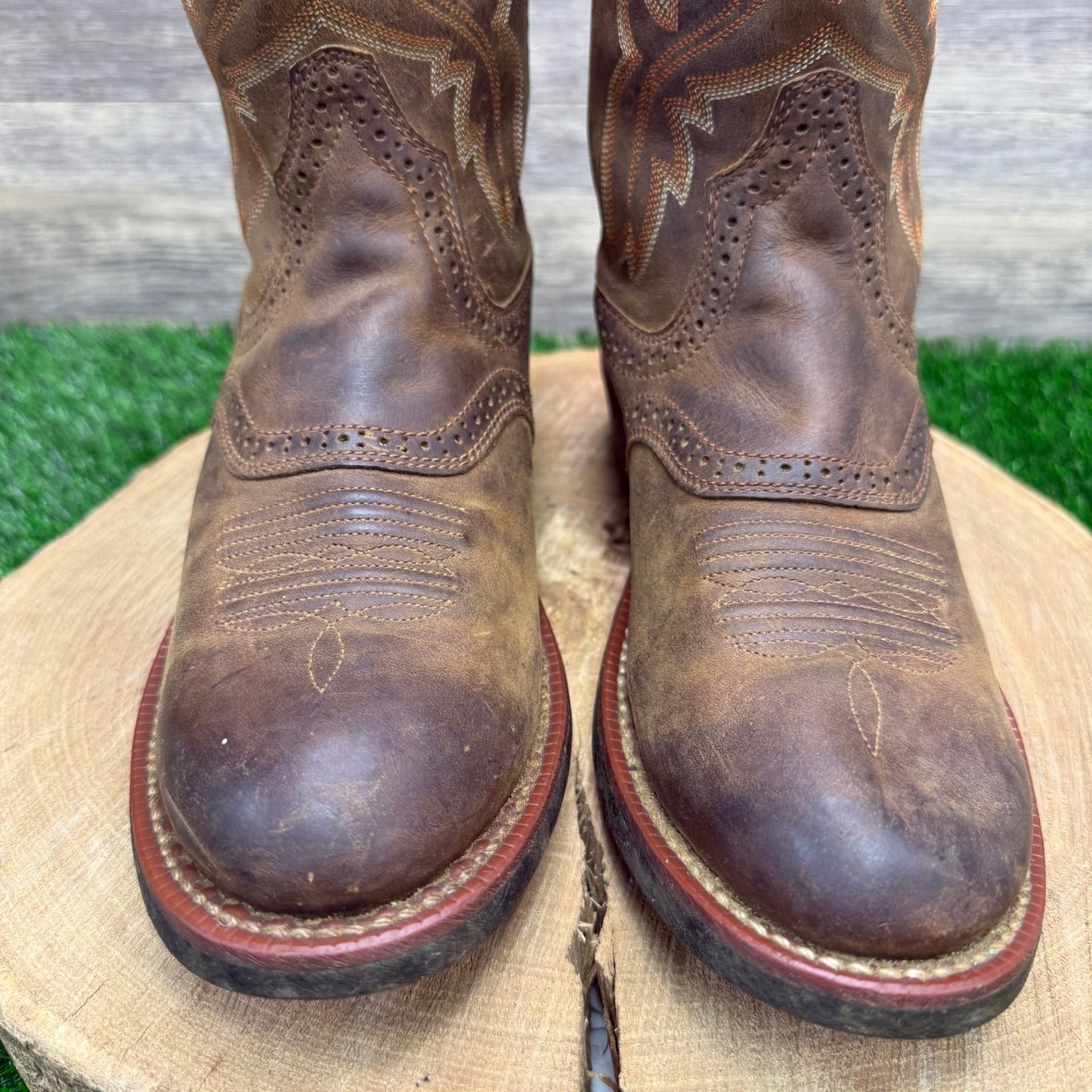 Ariat Women - Size 7.5B - Brown Heritage Cowboy Boots Style 10001594