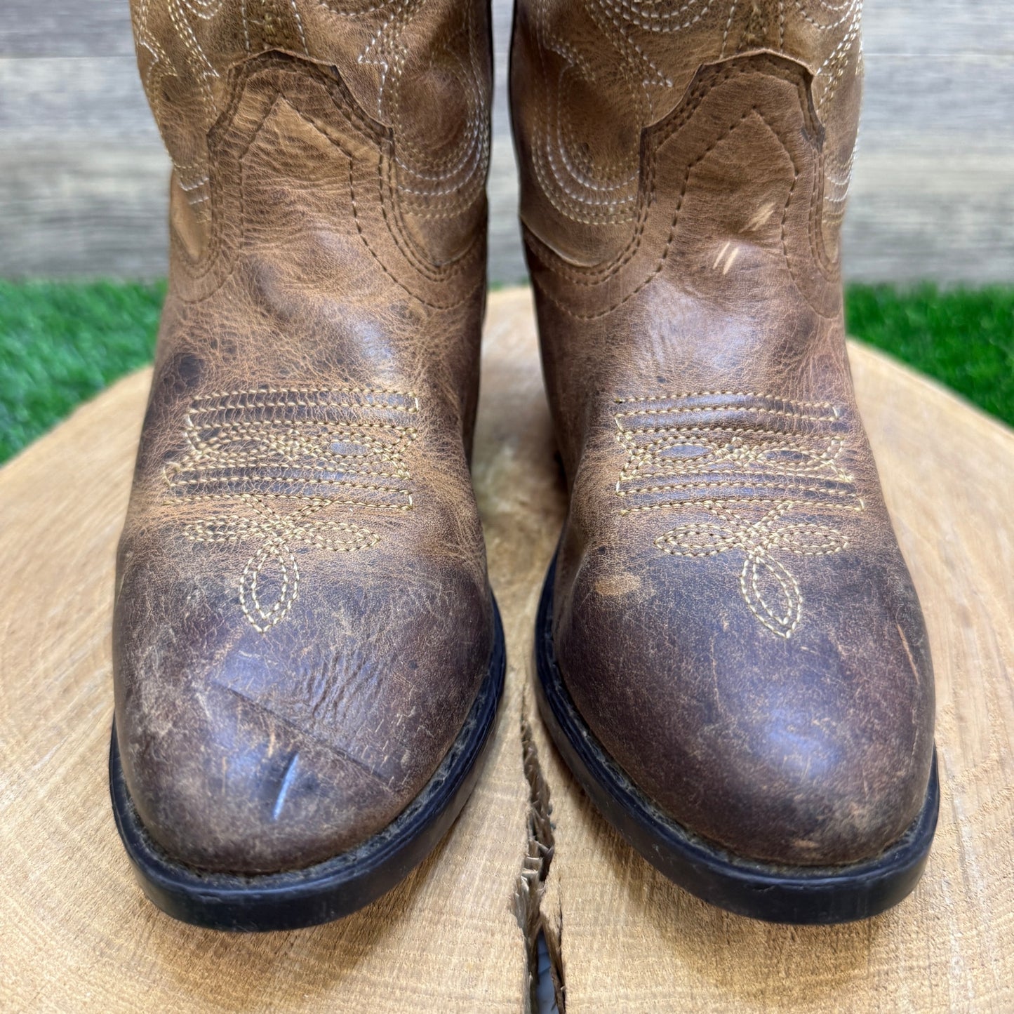 Smoky Mountain Youth - Size 1R - Brown Cowboy Boots Style 3435C