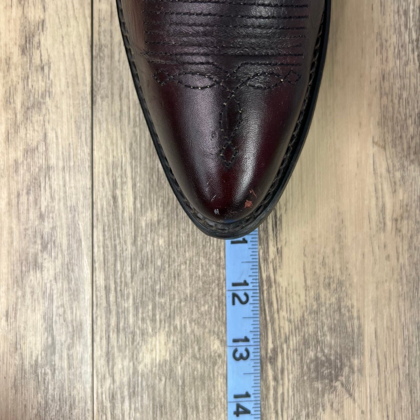 Unknown Men - Size 7D - Burgundy Zipper Ankle Boots 62008