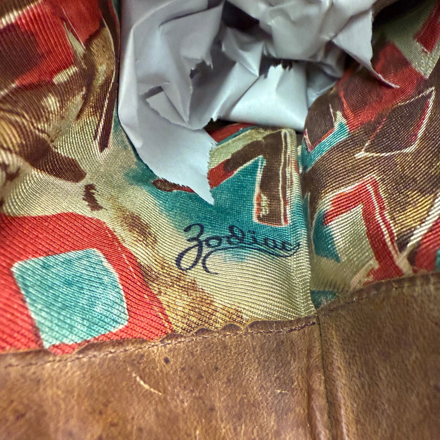 Zodiac Women - Size 9 - Vintage Tan Whip Stitch Cowboy Boots