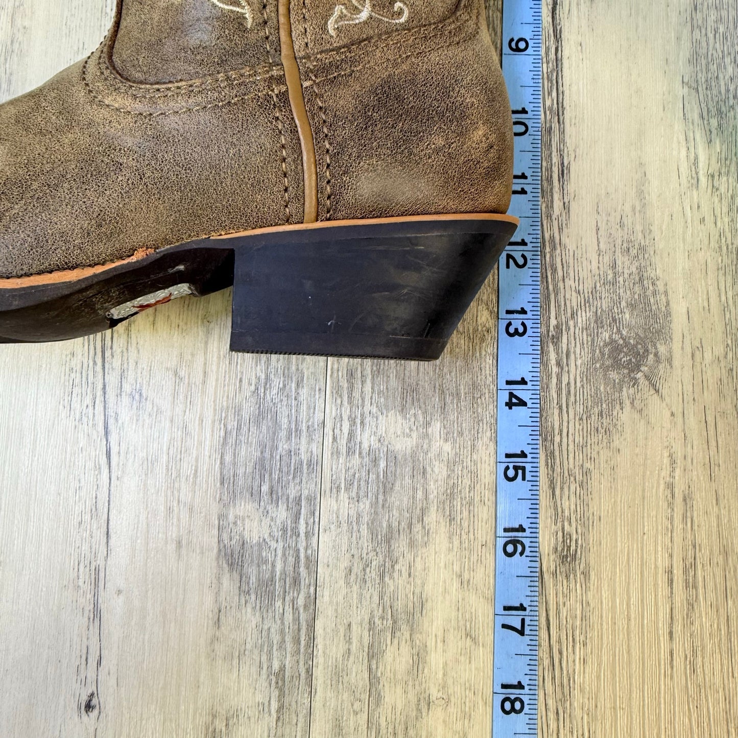 Twisted X Women - Size 5.5B - Bomber Brown Stitched Cowboy Boots WWT0025
