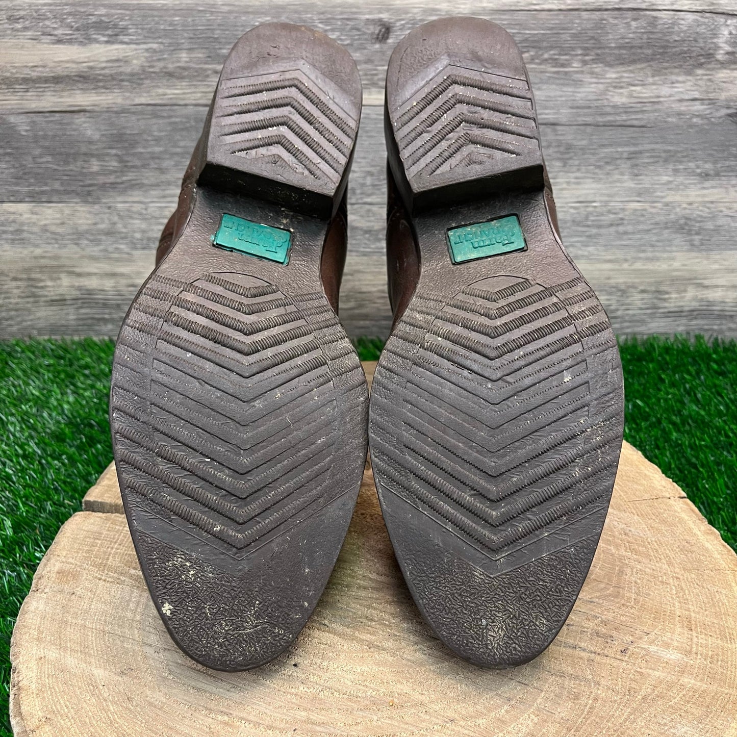 Georgia Boot Men - Size 10.5W - Brown Pull On Cowboy Boots Style G5744
