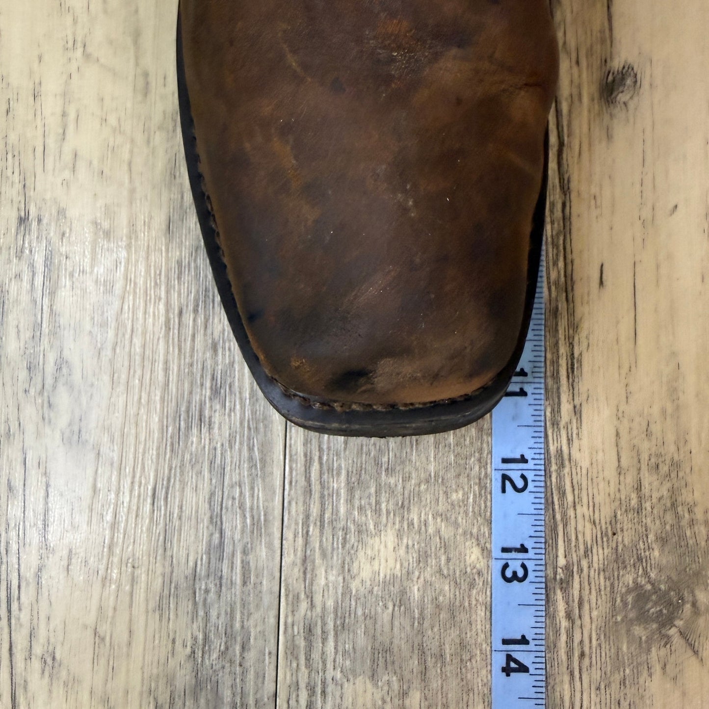 Dingo Men - Size 9EW Brown Gaucho Harness Square Toe Moto Boots DI19074