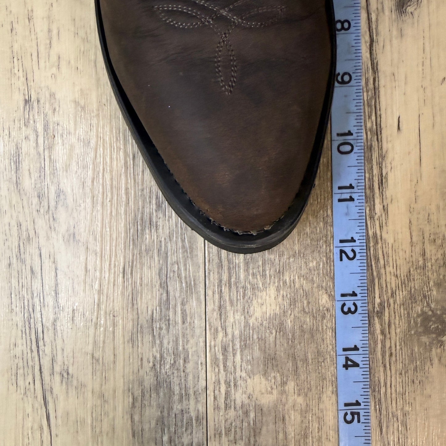 Old West Men - Size 9D - Brown Trucker Western Cowboy Boots Style TBM3051