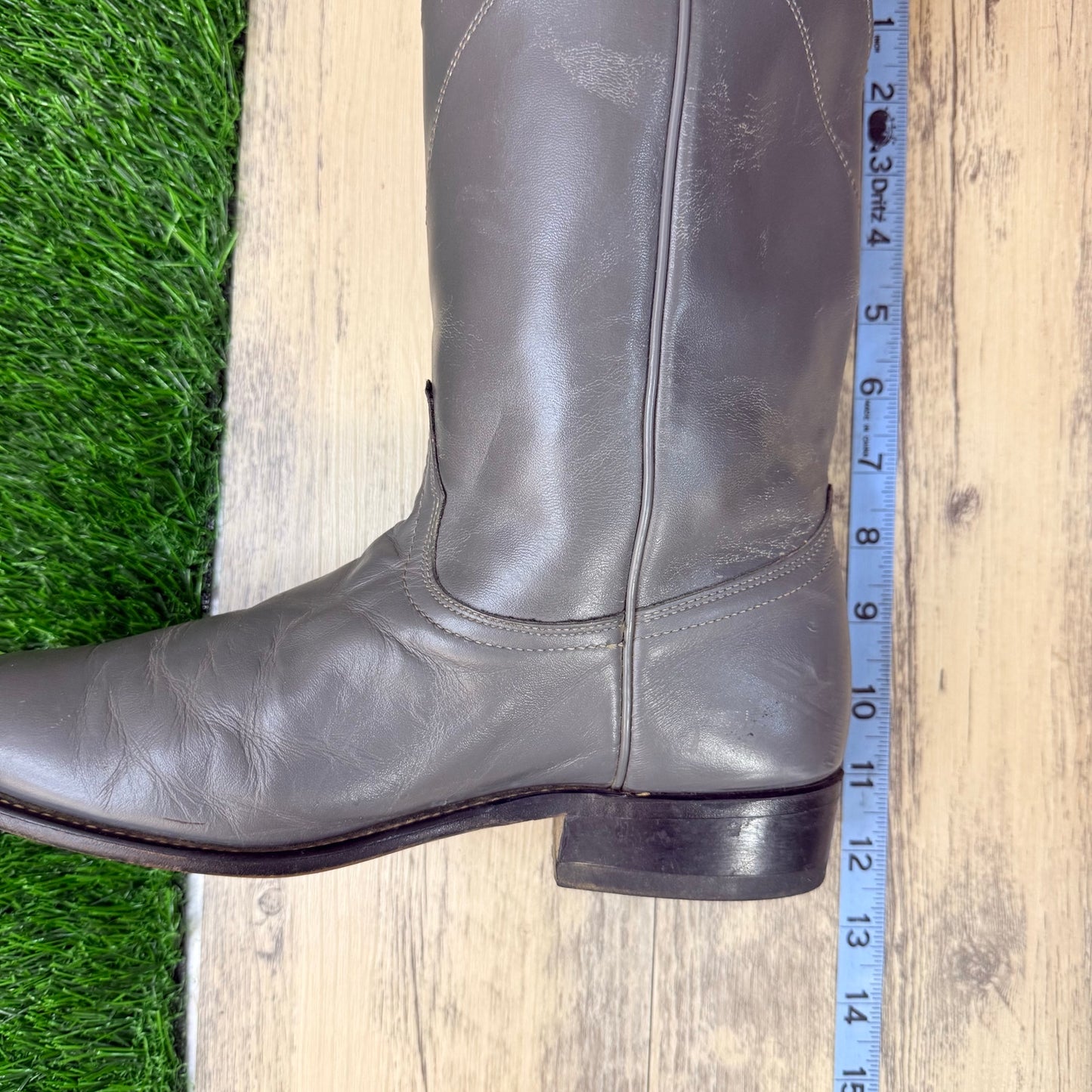 Laredo Women - Size 8.5M - Vintage Gray Roper Cowboy Boots 6952