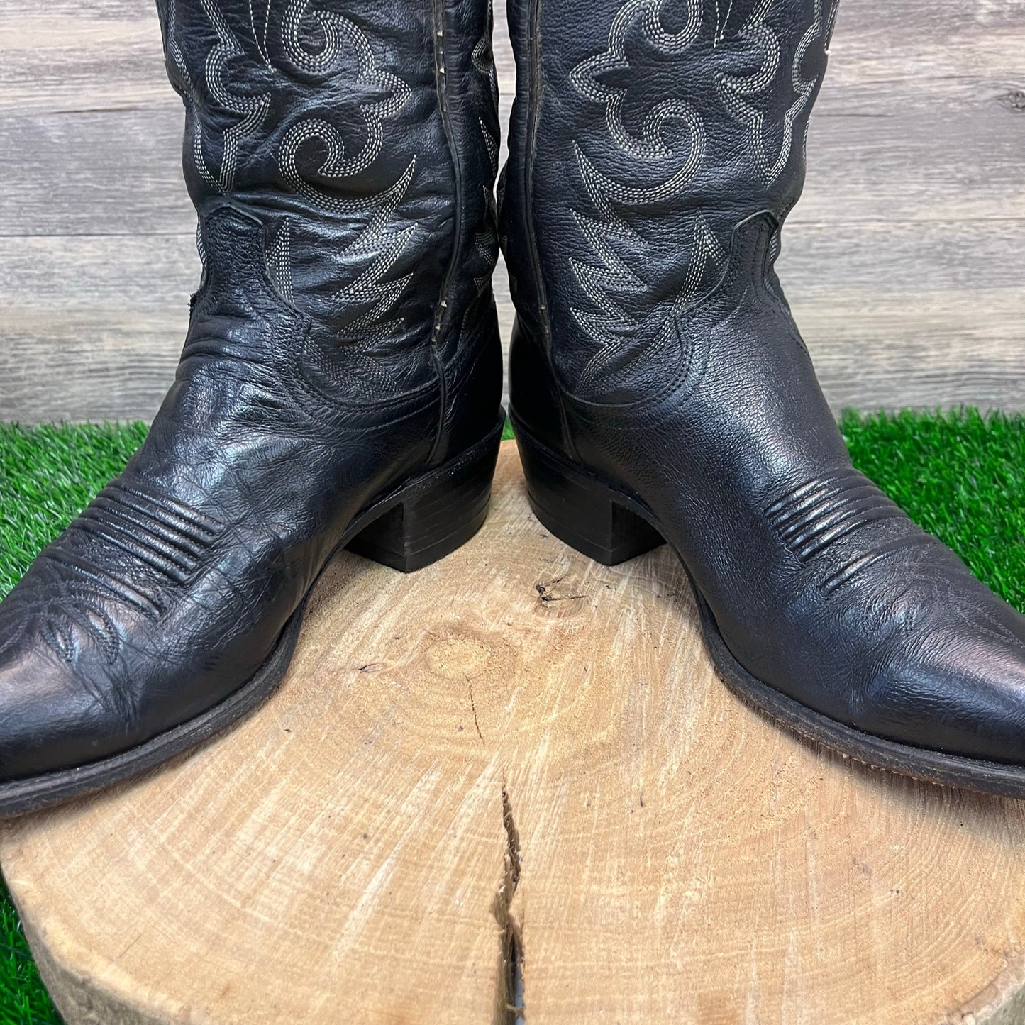 Dan Post Men - Size 7.5D - Black Cowboy Boots Style 16791