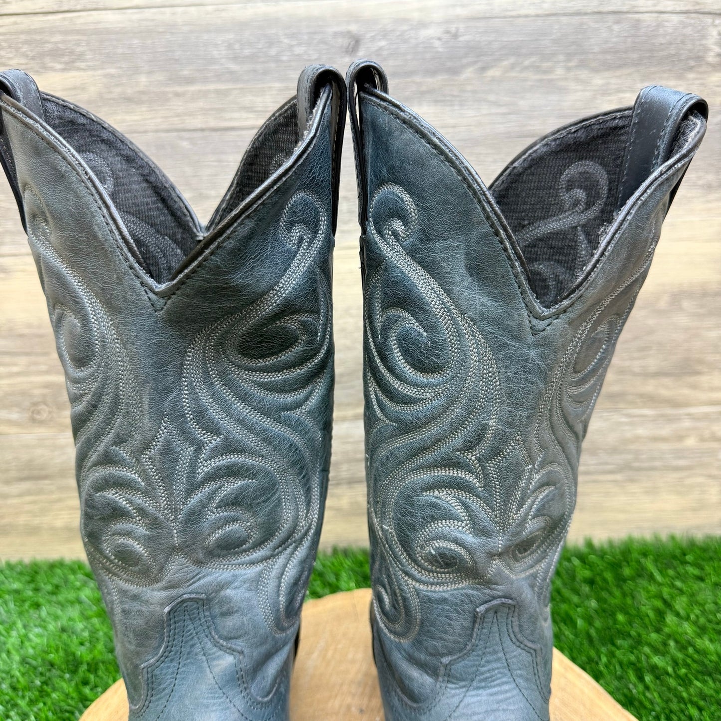 Code West Women - Size 8M - Blue Green Western Cowboy Boots